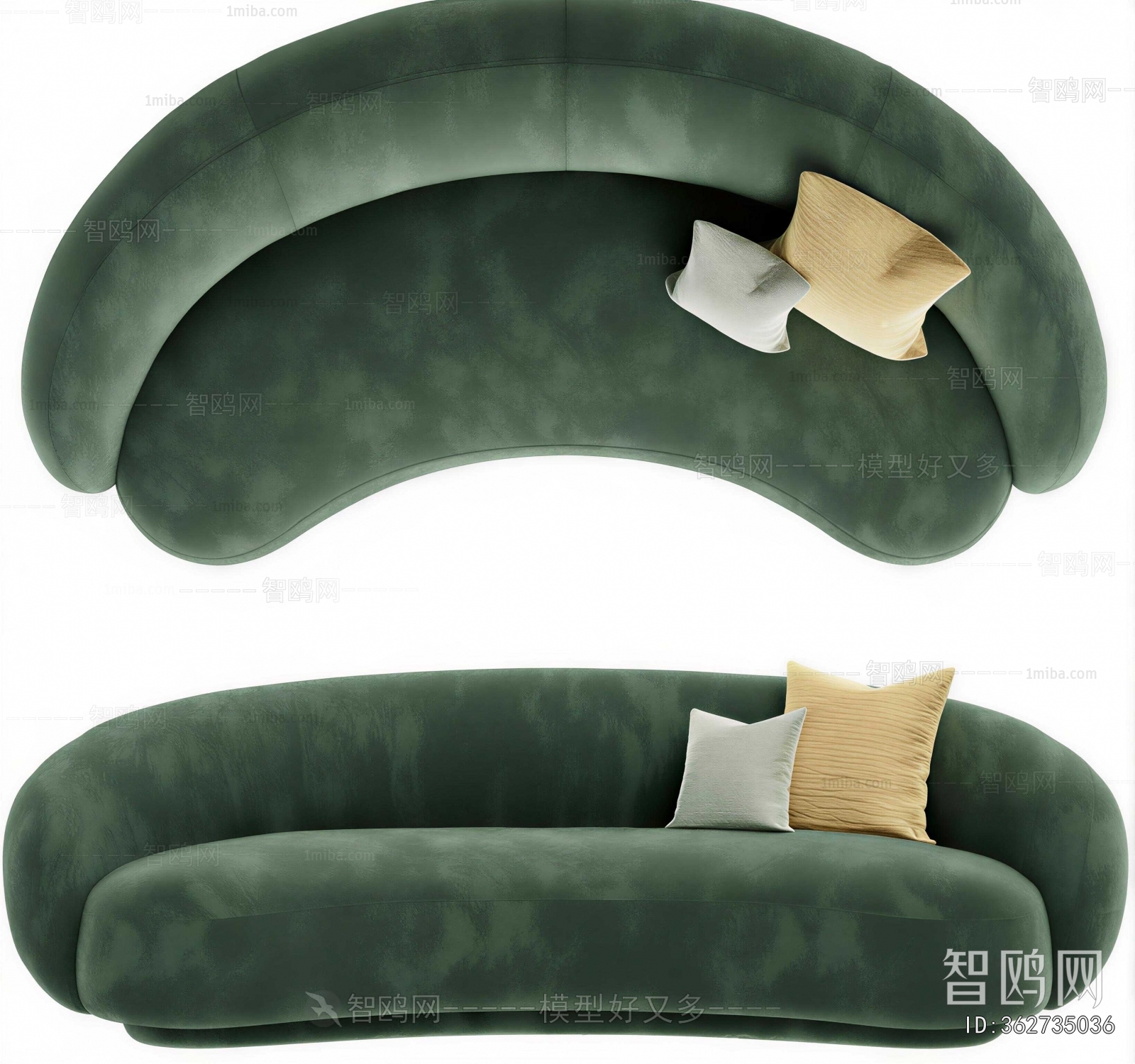 Modern Curved Sofa