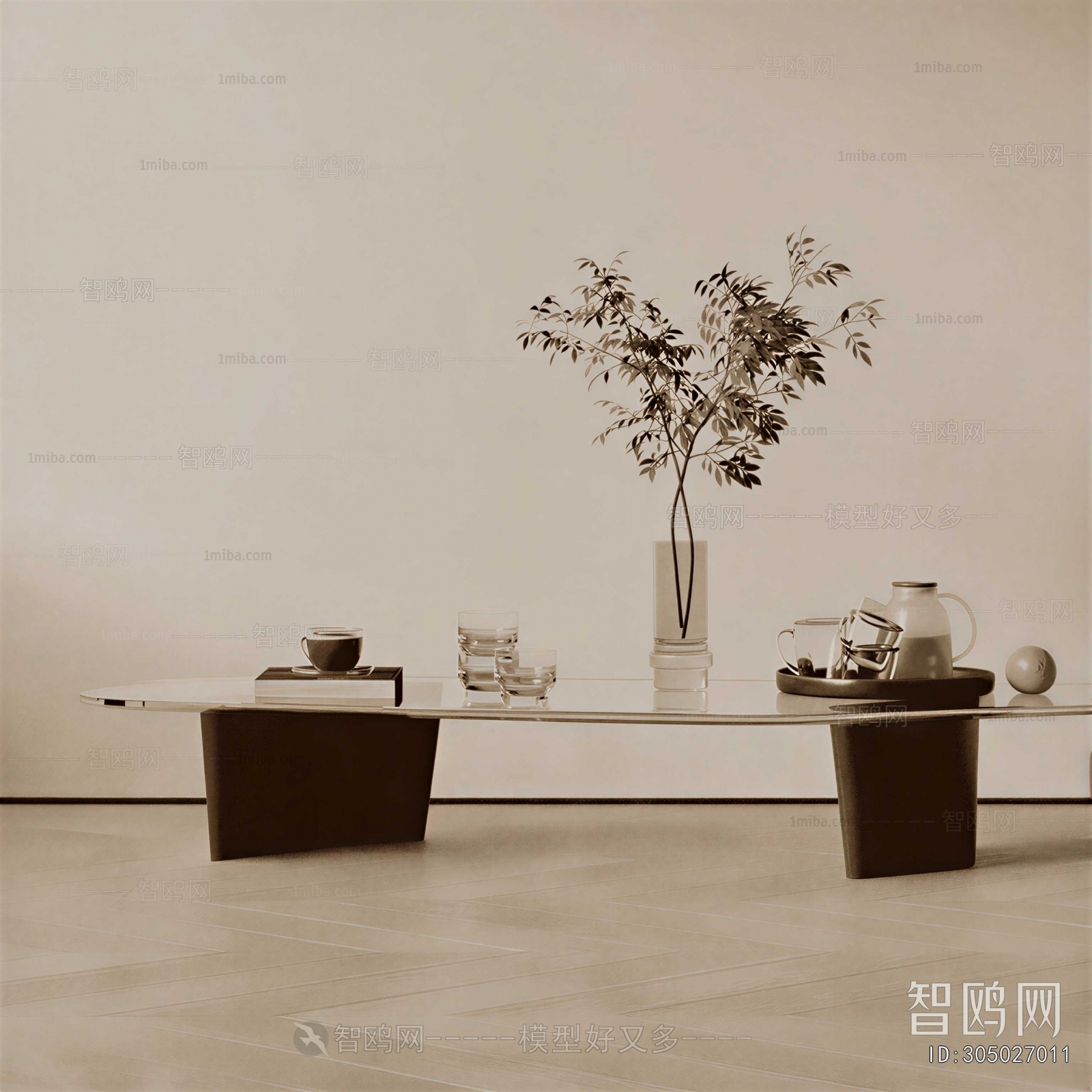 Wabi-sabi Style Coffee Table