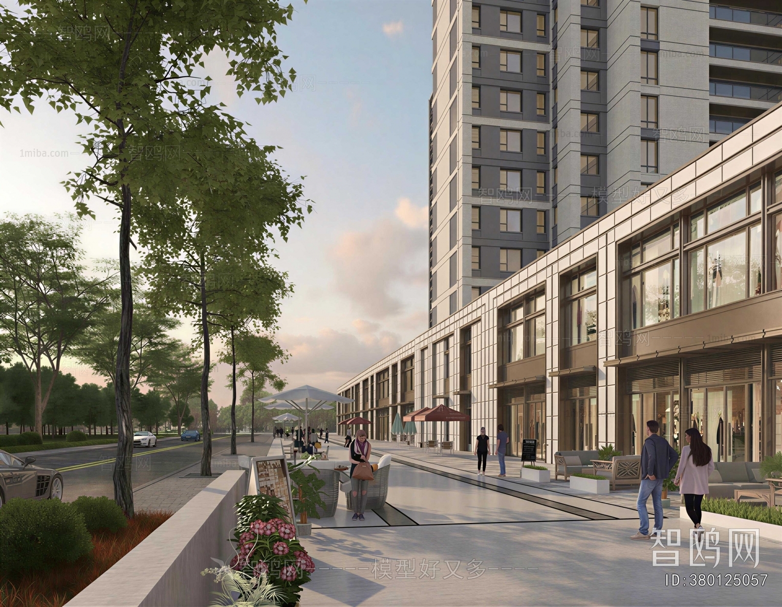 Modern Commercial Street