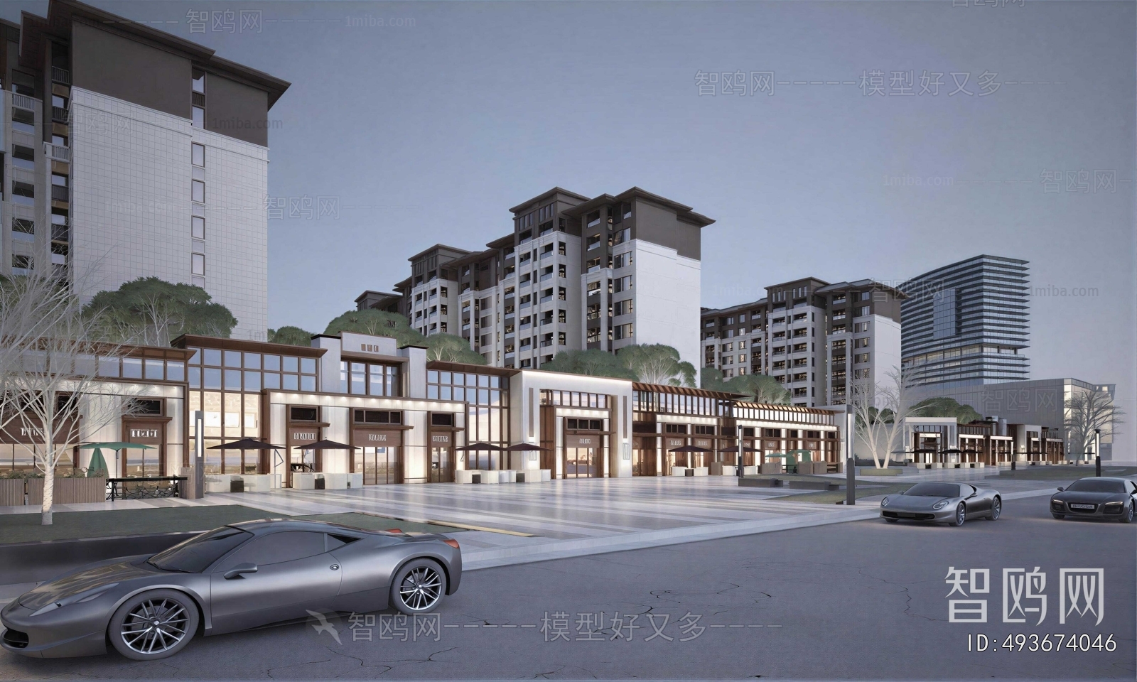 New Chinese Style Commercial Street