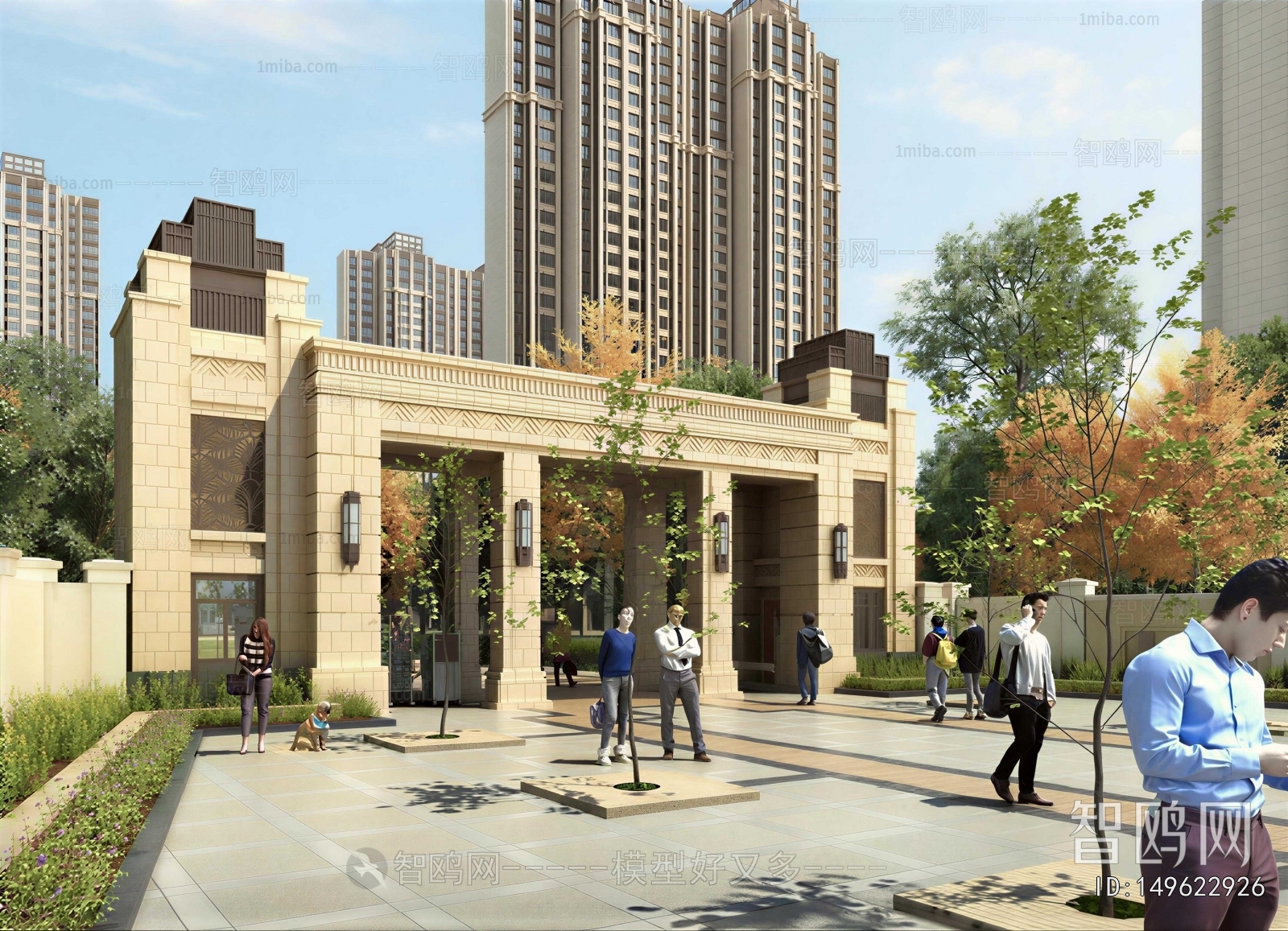 New Classical Style Facade Element