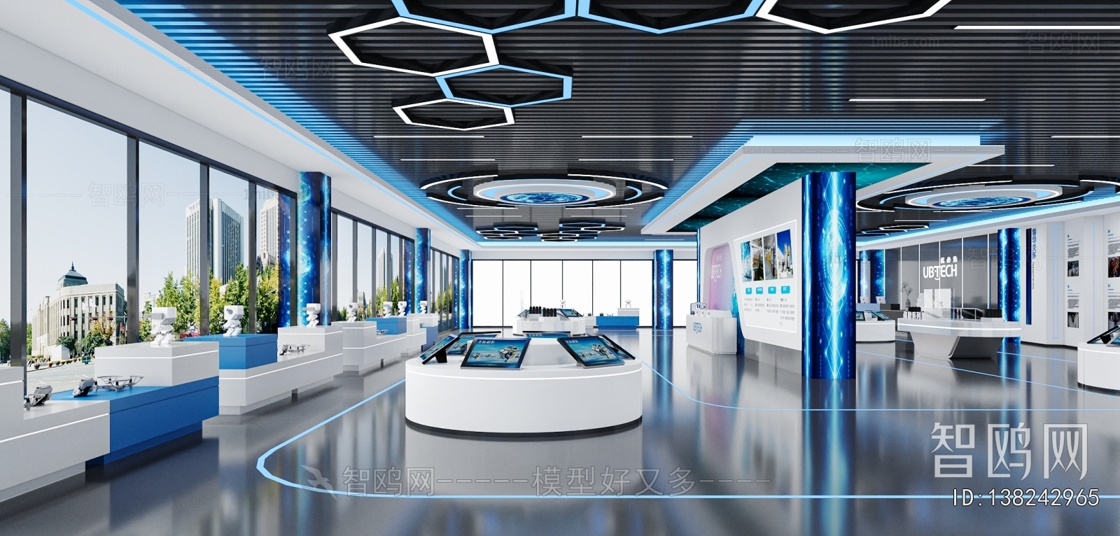Modern Office Exhibition Hall
