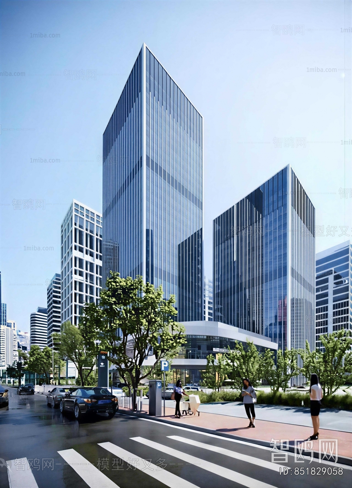 Modern Appearance Of Commercial Building