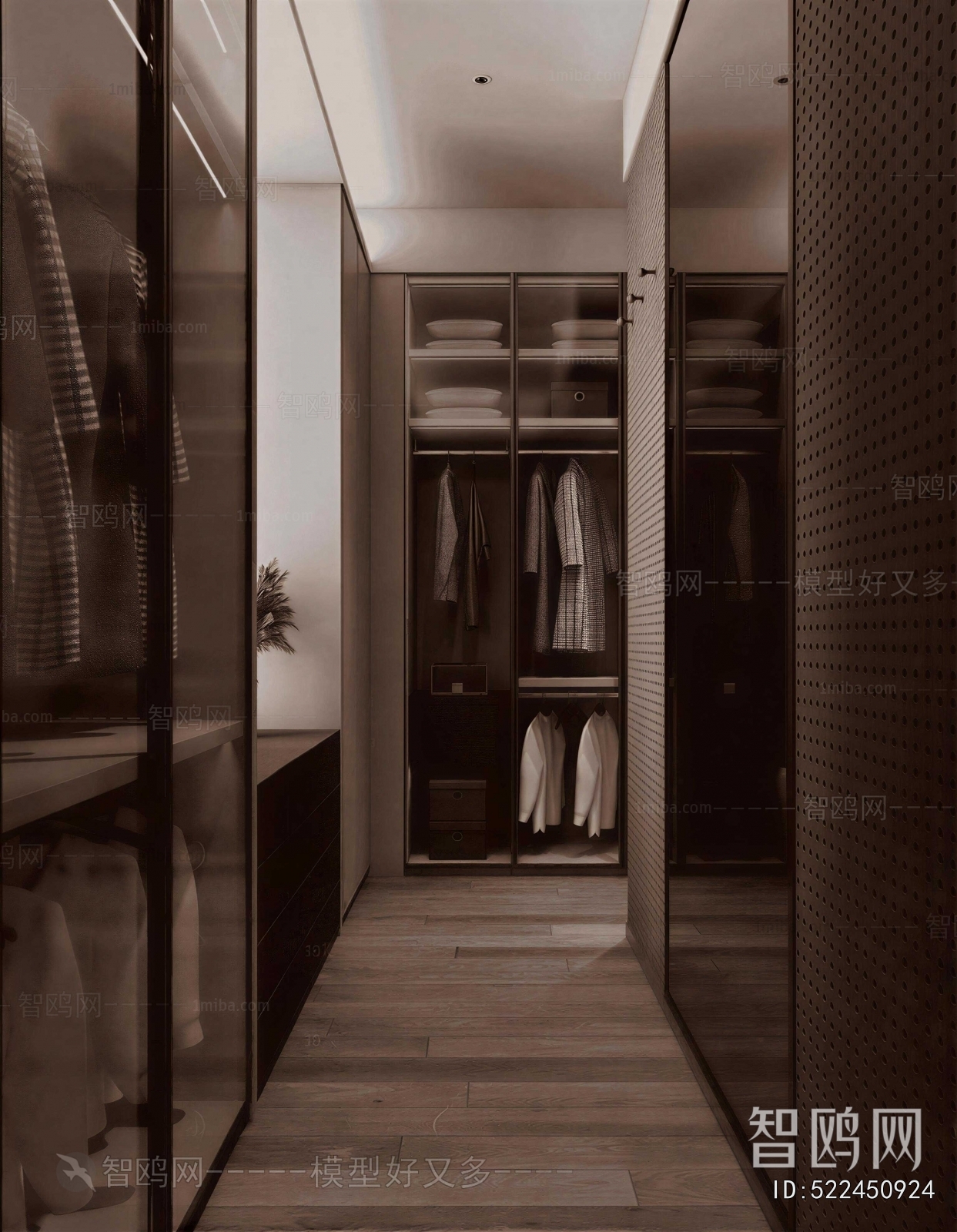 Modern Clothes Storage Area