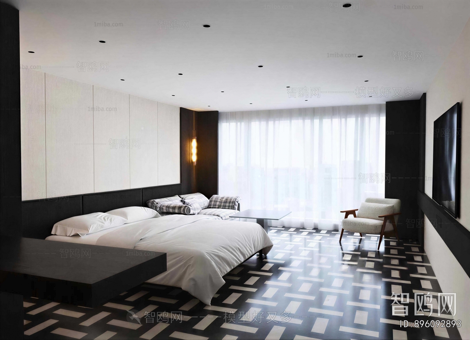 Modern Guest Room