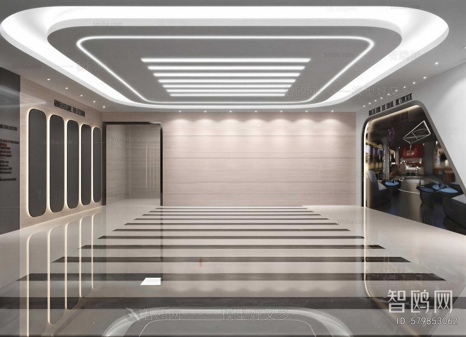 Modern Office Reception Desk