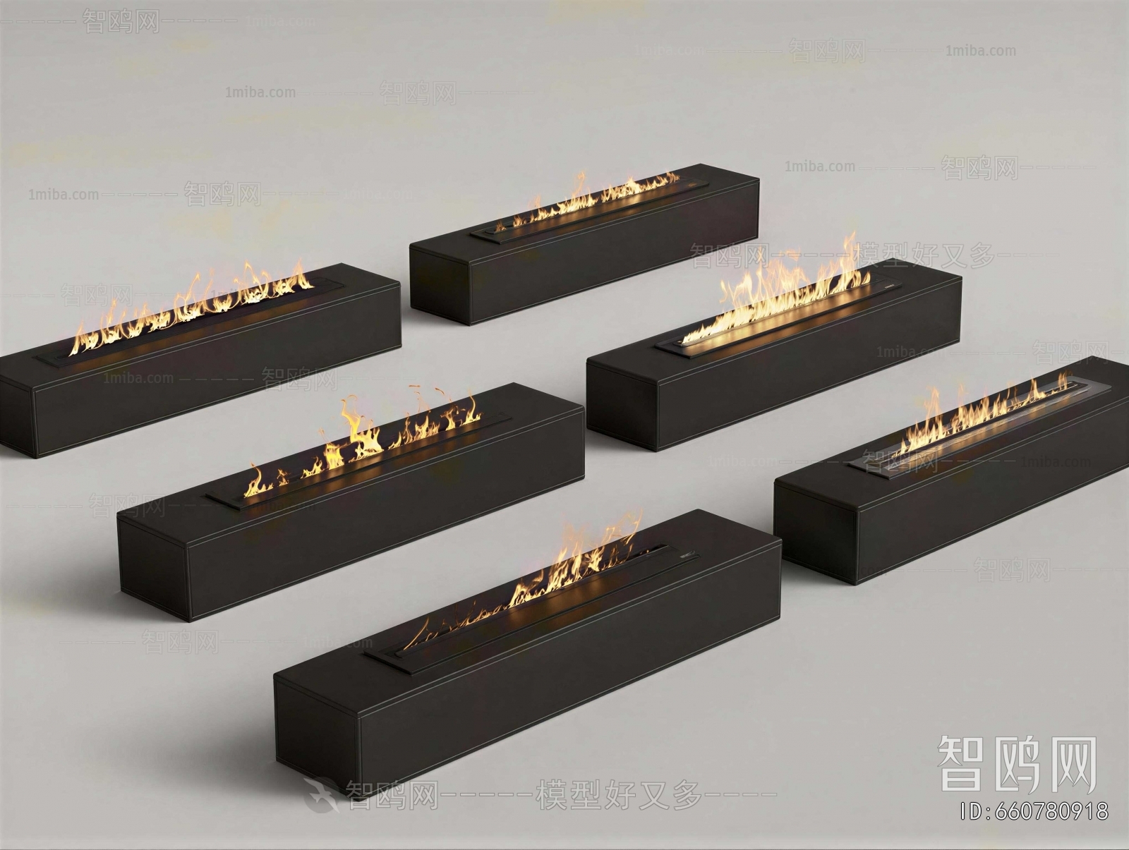 Modern Electronic Fireplace