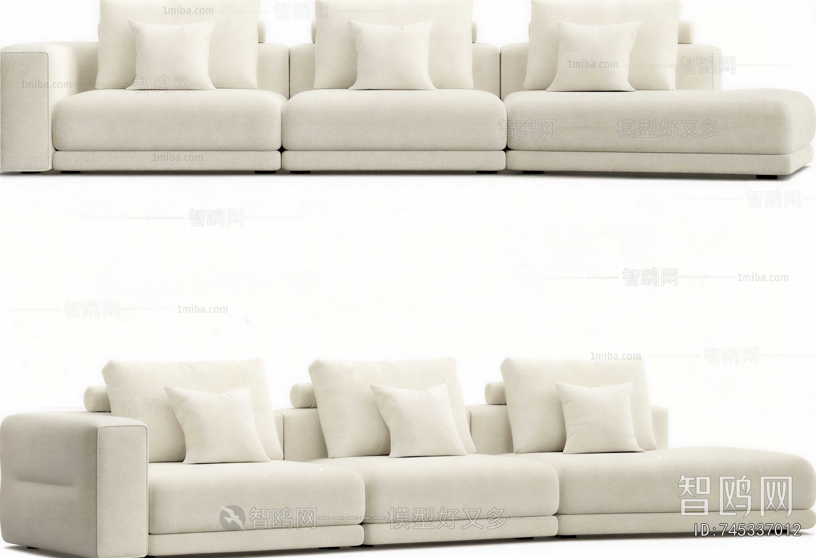 Modern Three-seat Sofa