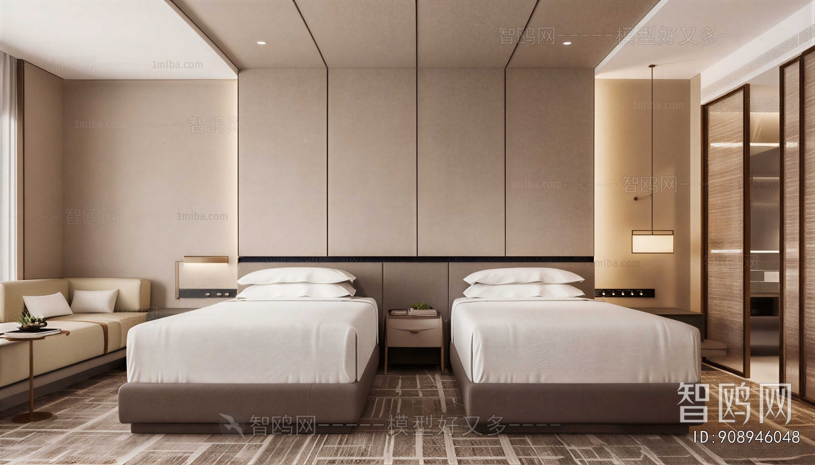 Modern Guest Room