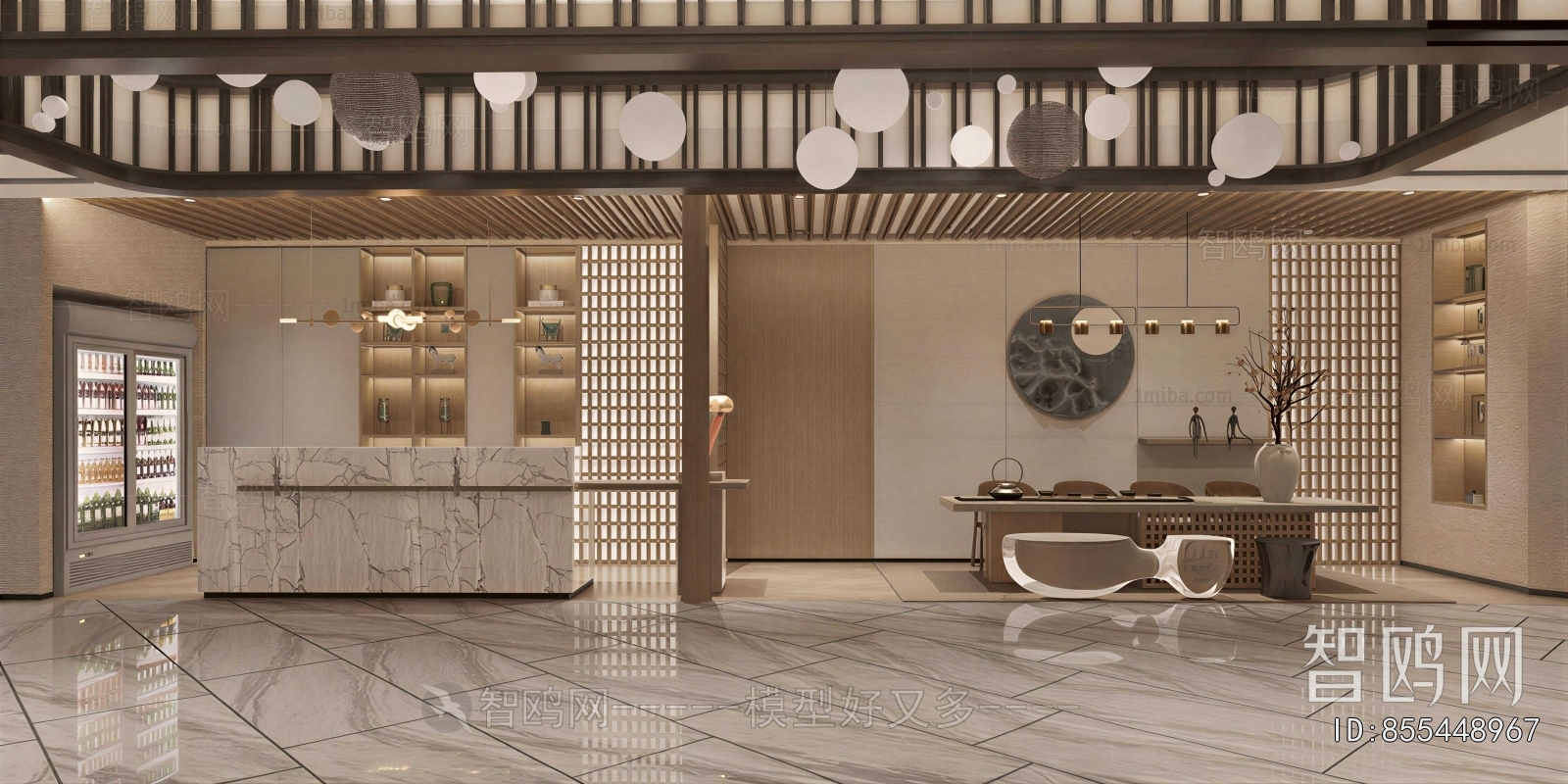 New Chinese Style Teahouse Tea House