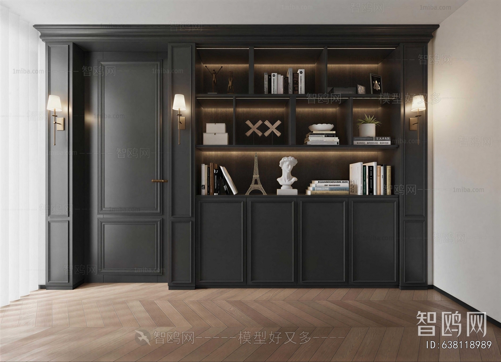 American Style Bookcase