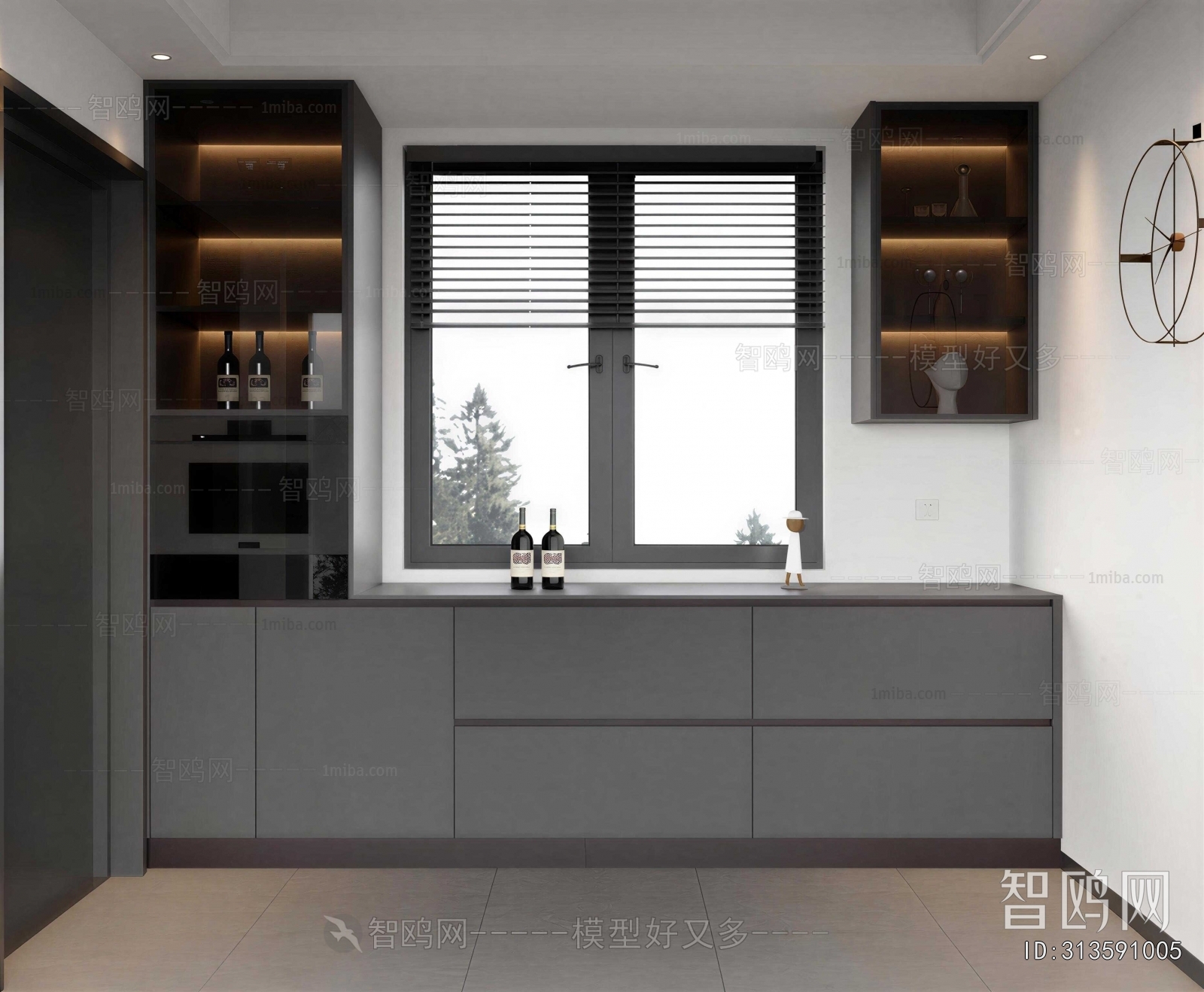 Modern The Kitchen
