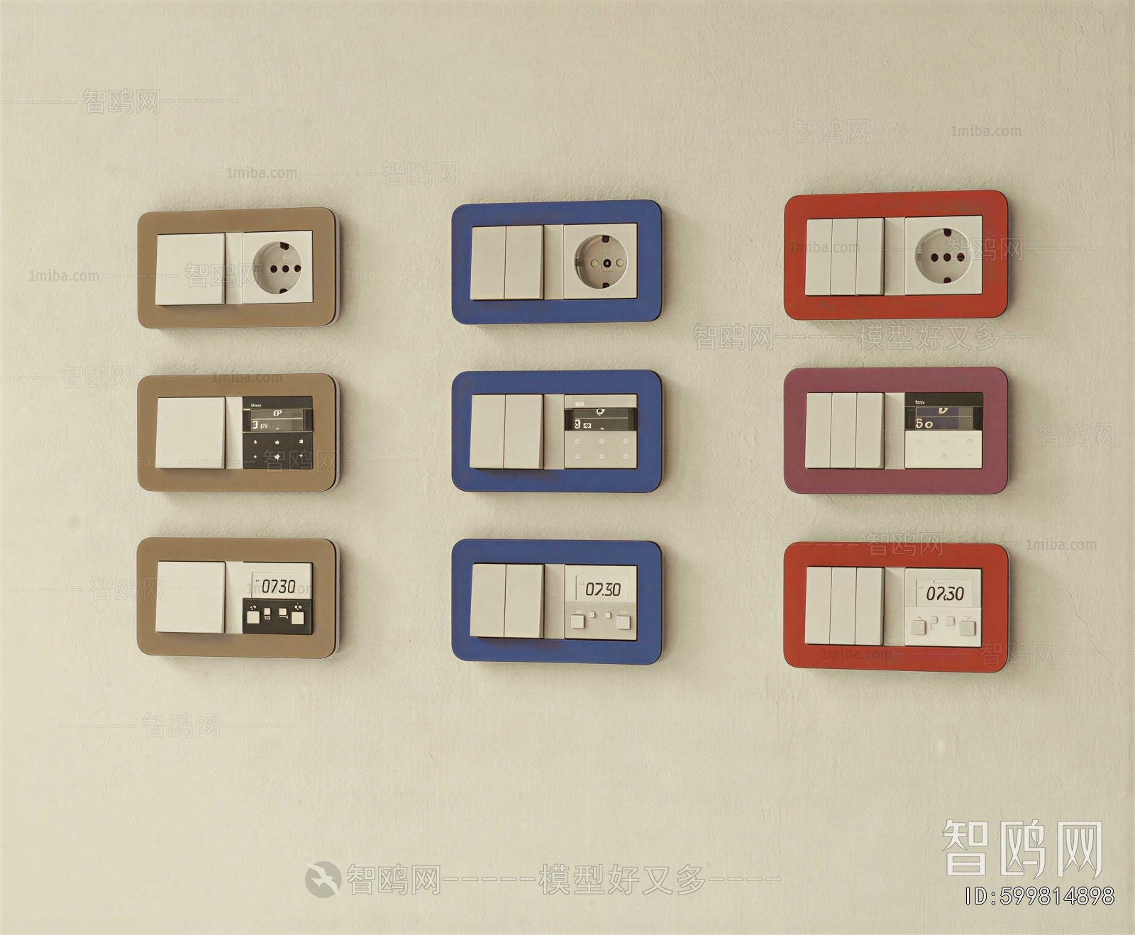 Modern Switch Socket Panel