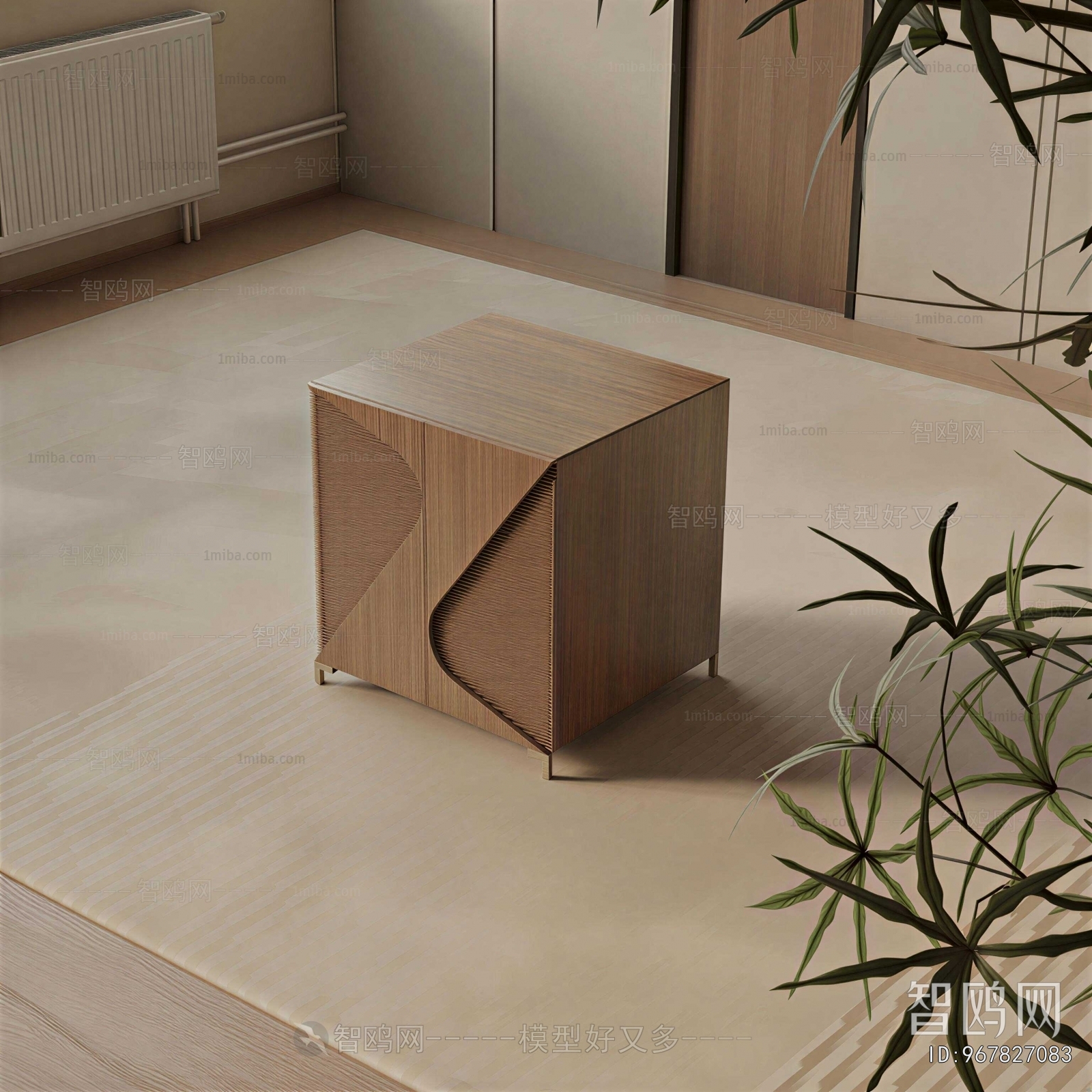 Modern Bedside Cupboard