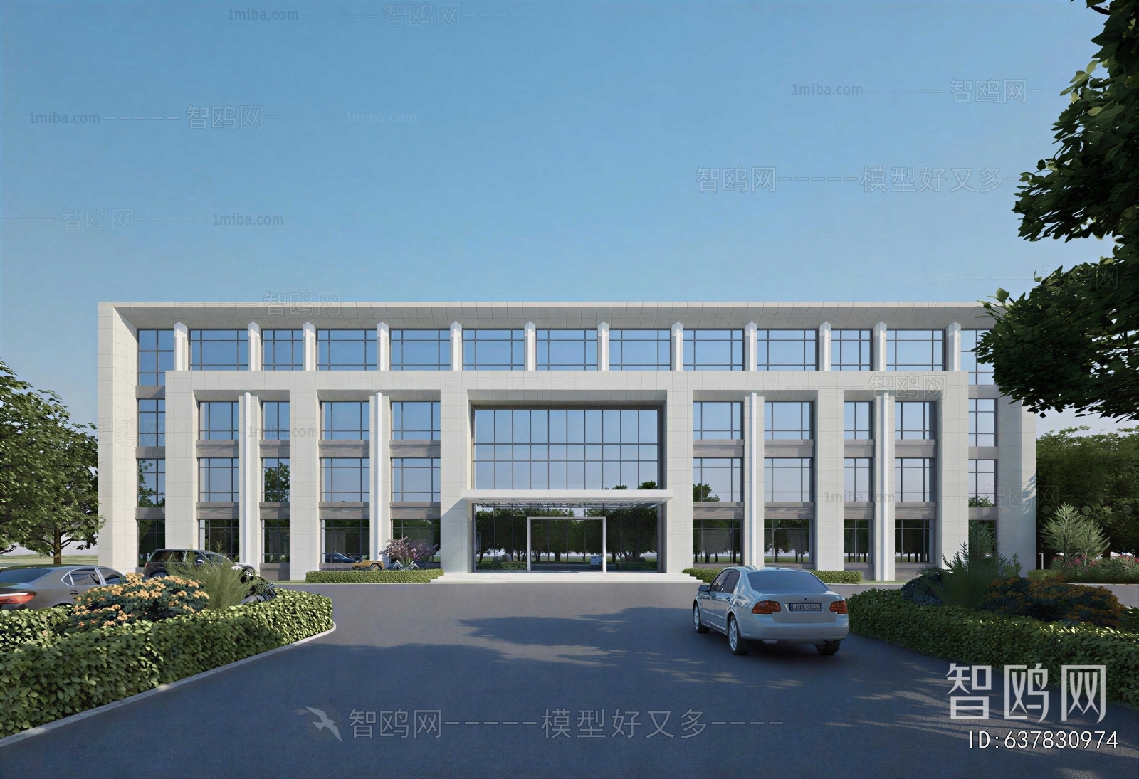 Modern Appearance Of Commercial Building