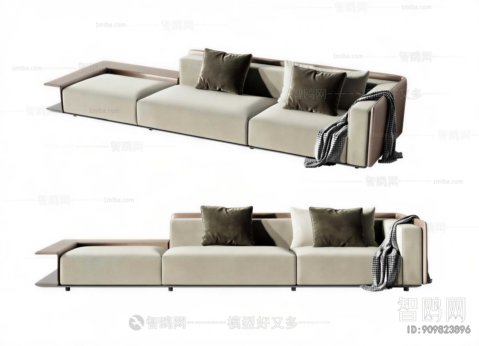 Modern Three-seat Sofa