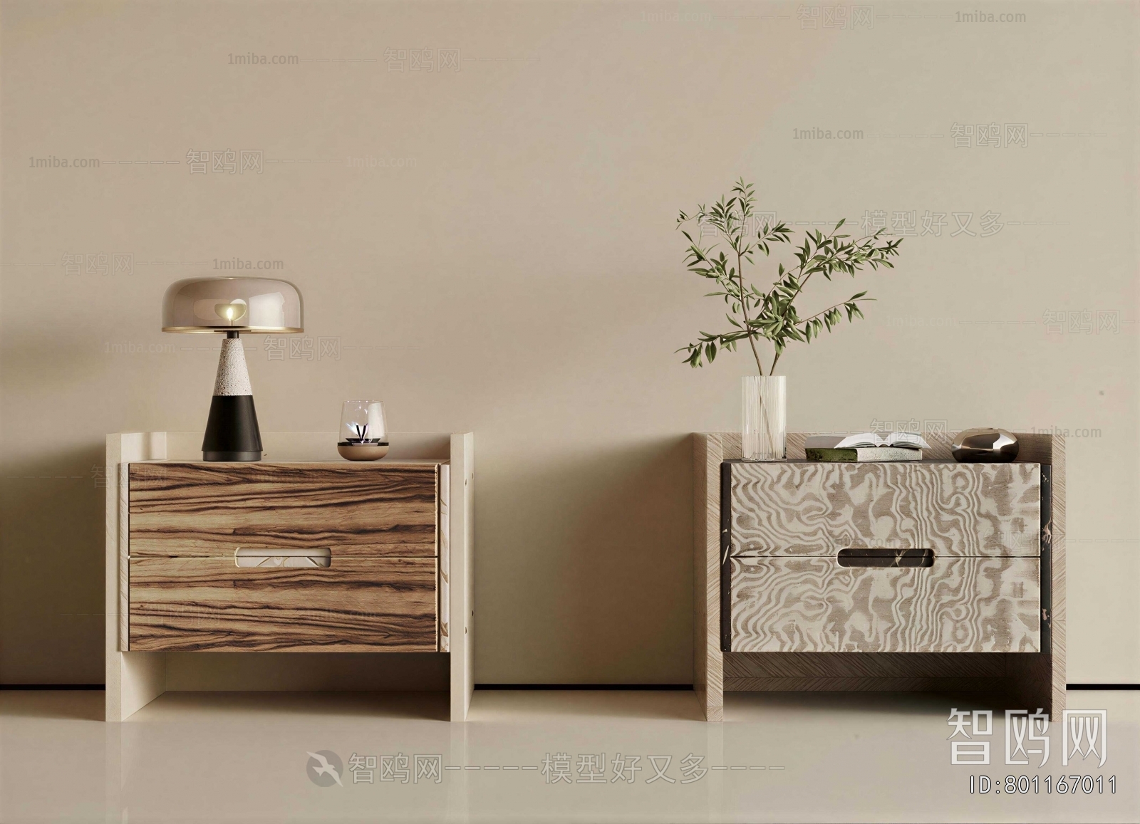 Modern Bedside Cupboard