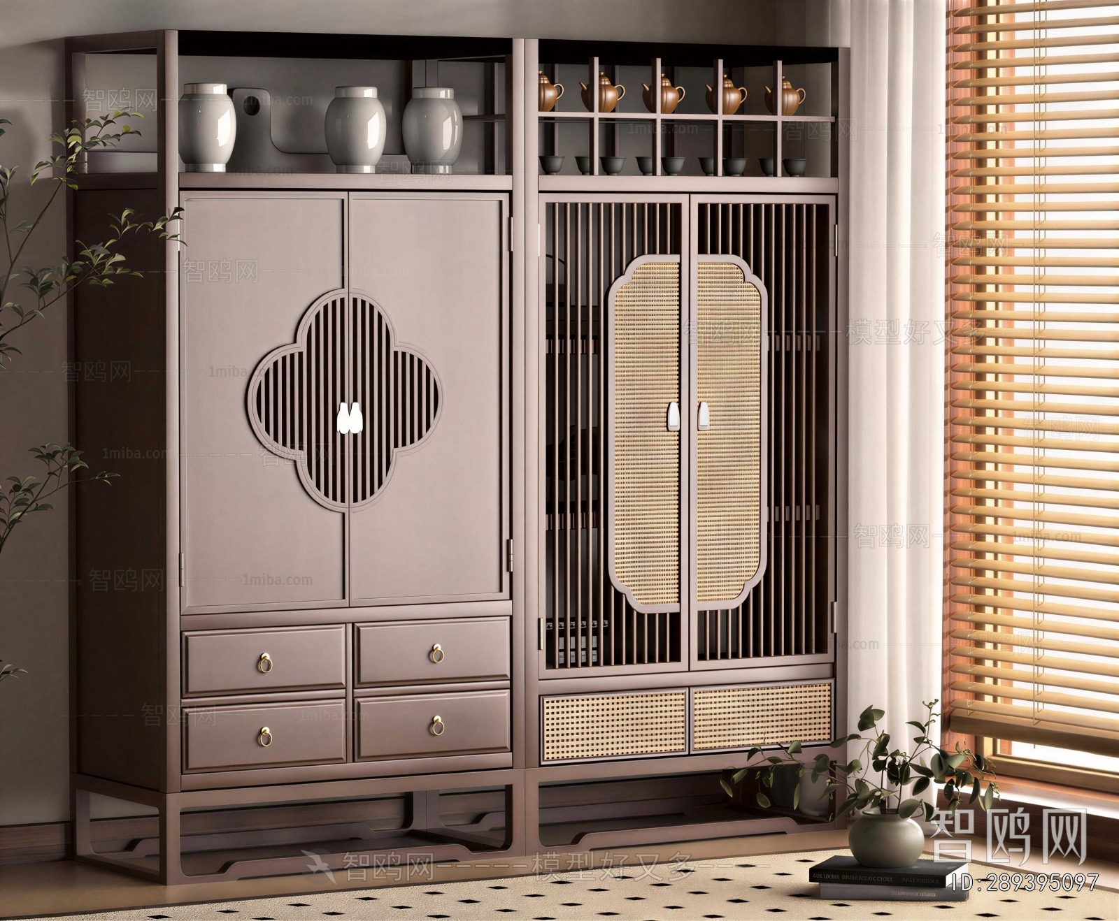 New Chinese Style Antique Rack