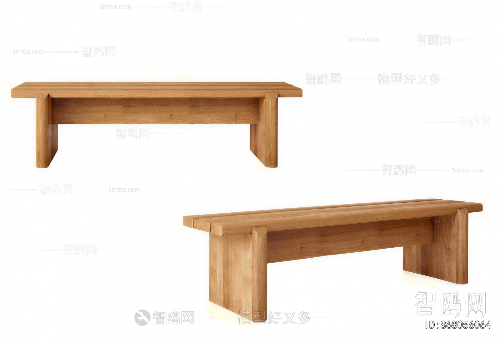 Wabi-sabi Style Bench
