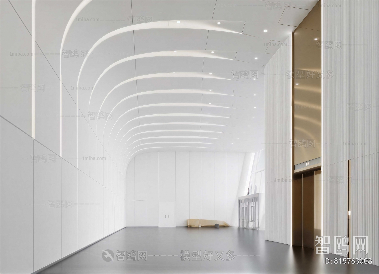 Modern Office Reception Desk