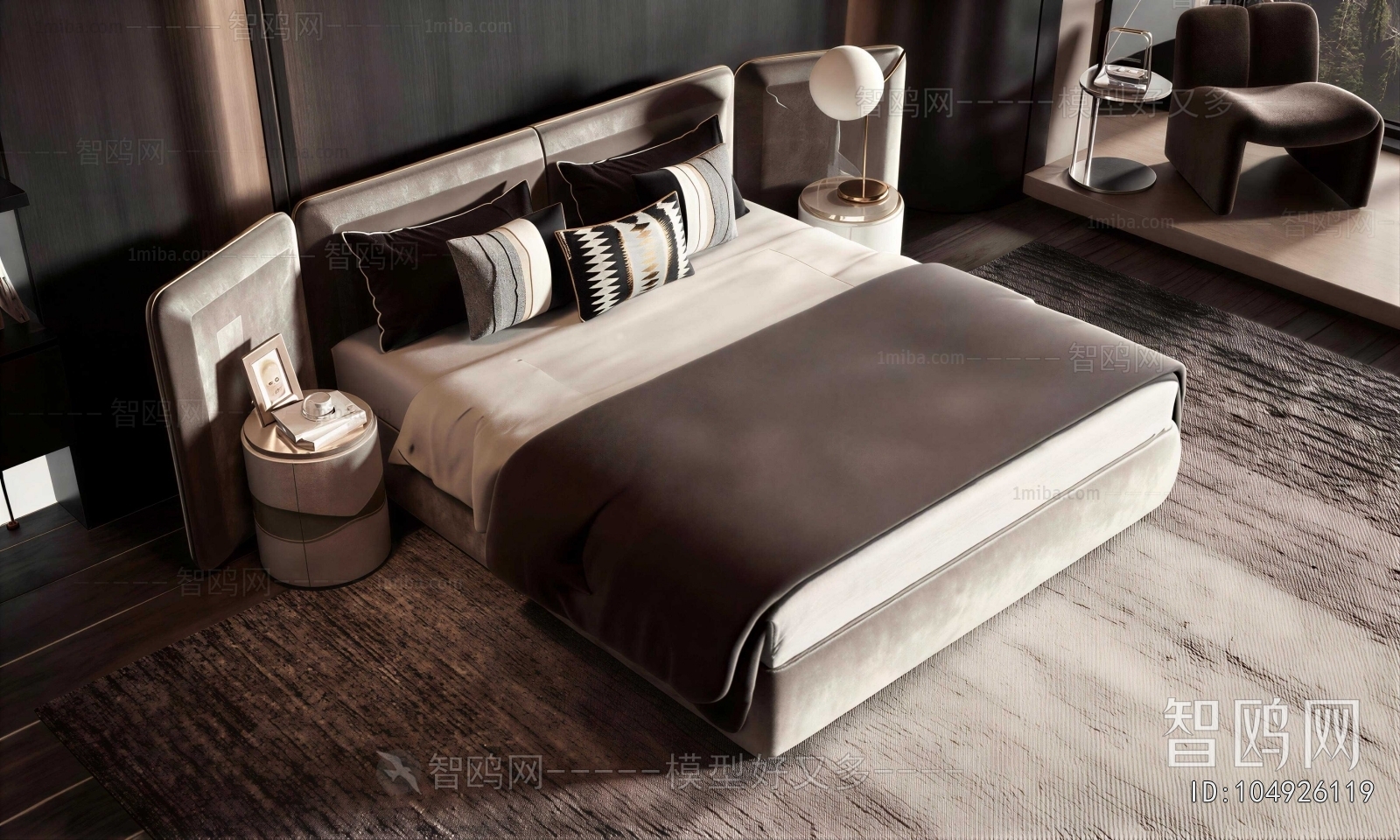 Modern Double Bed