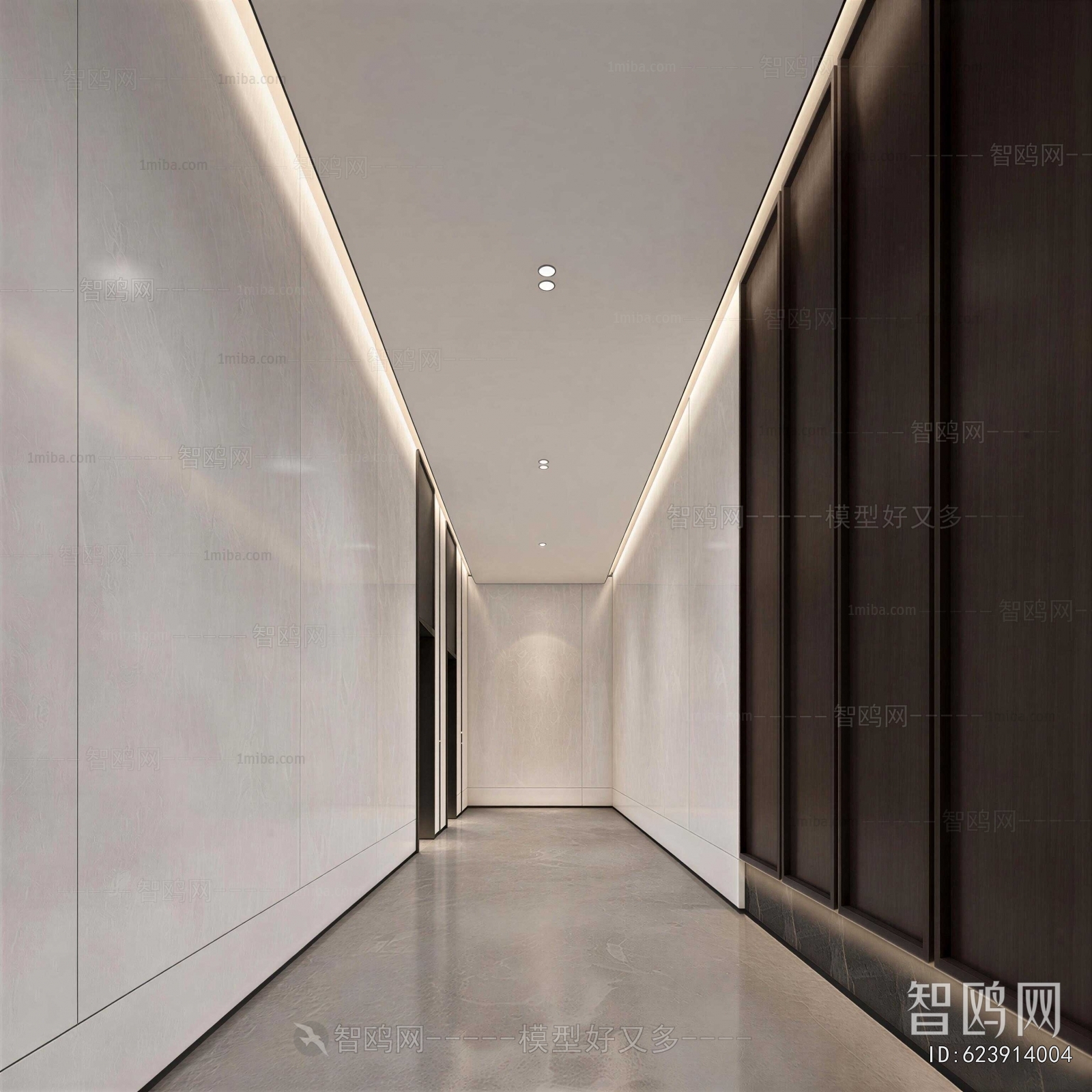 Modern Corridor/elevator Hall