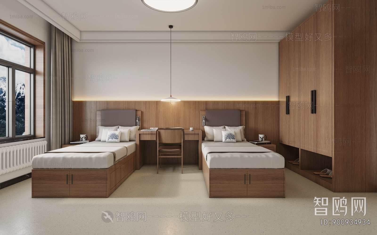 Modern Guest Room