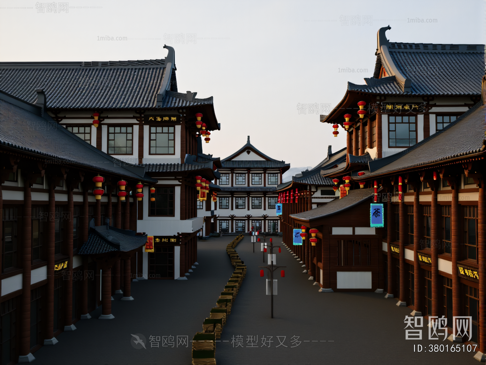 New Chinese Style Commercial Street