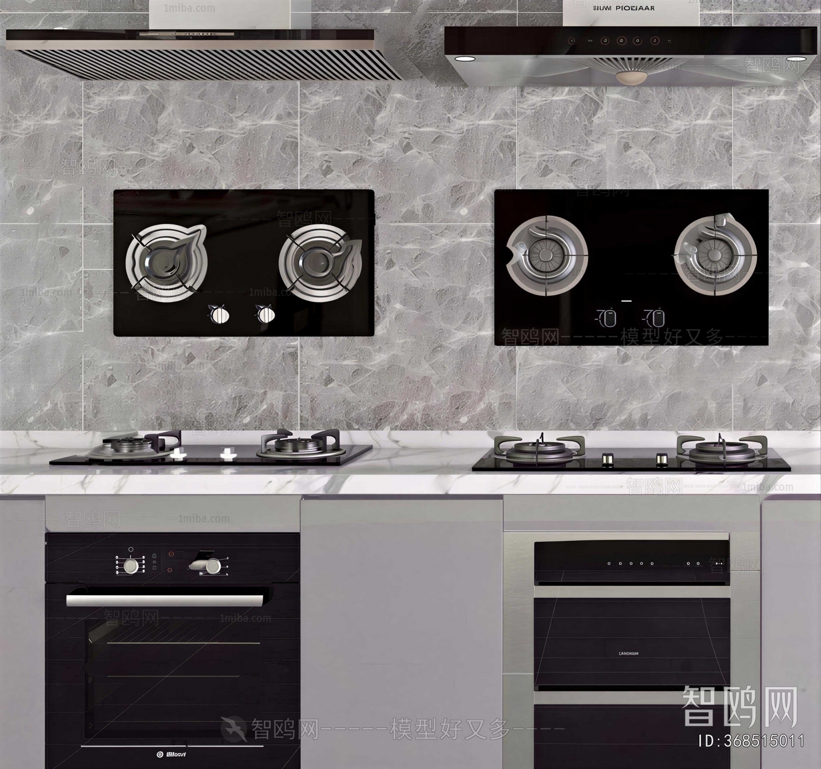 Modern Kitchen Electric Gas Range