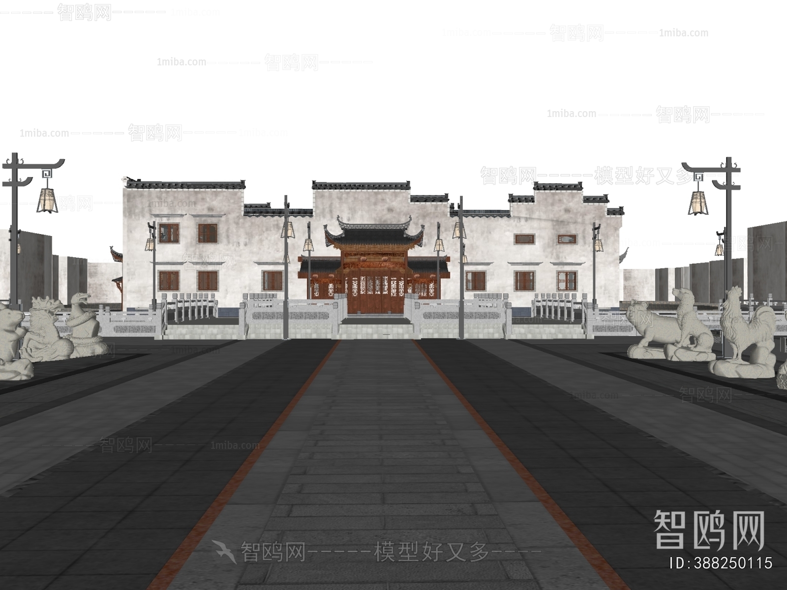 New Chinese Style Commercial Street