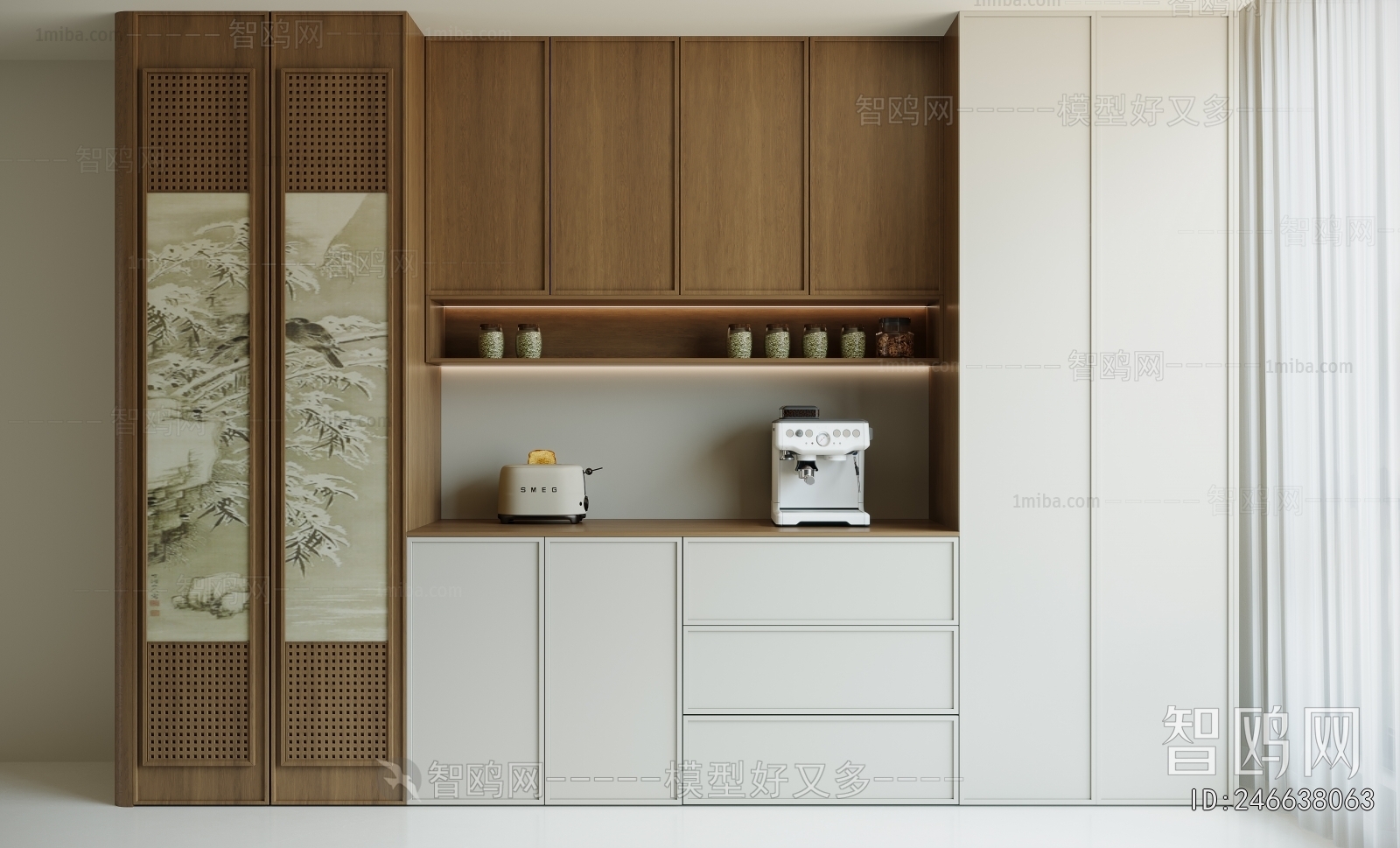 New Chinese Style Sideboard