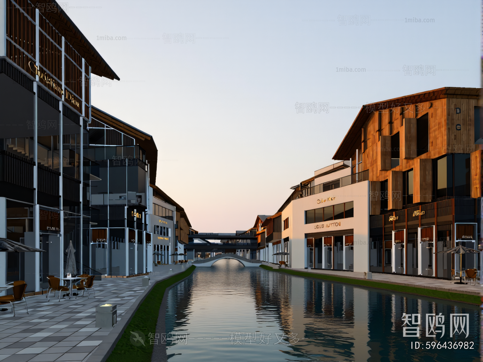 New Chinese Style Commercial Street