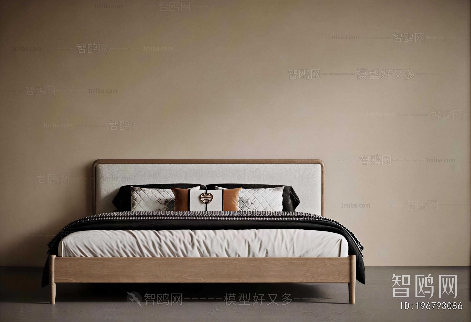 New Chinese Style Double Bed