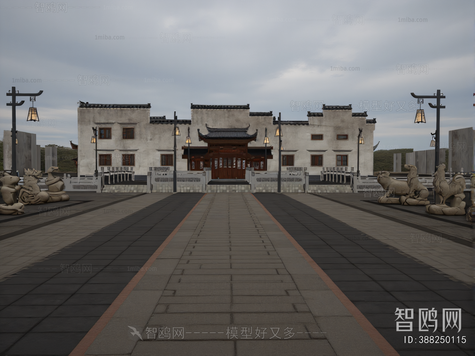 New Chinese Style Commercial Street