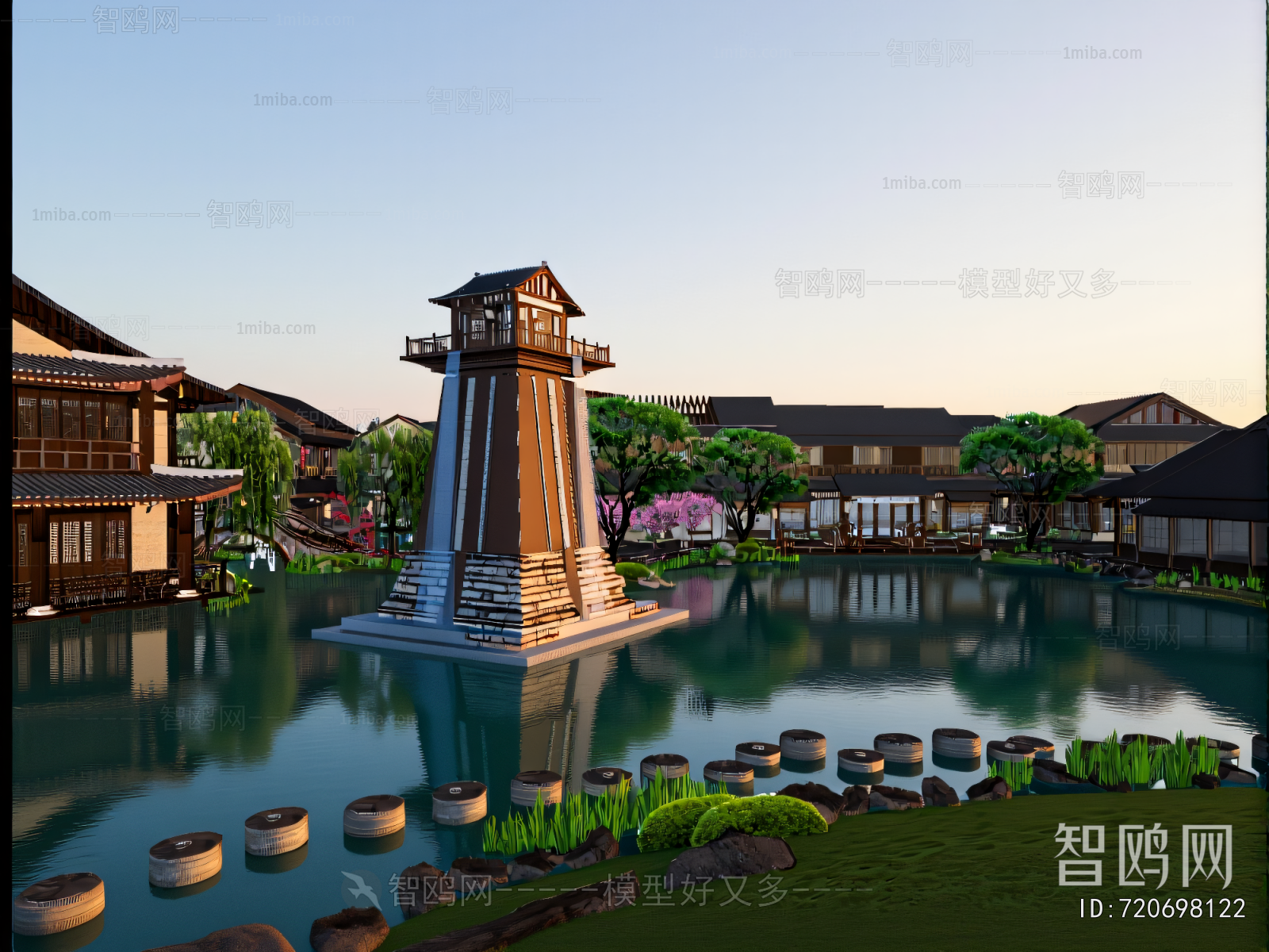 New Chinese Style Commercial Street