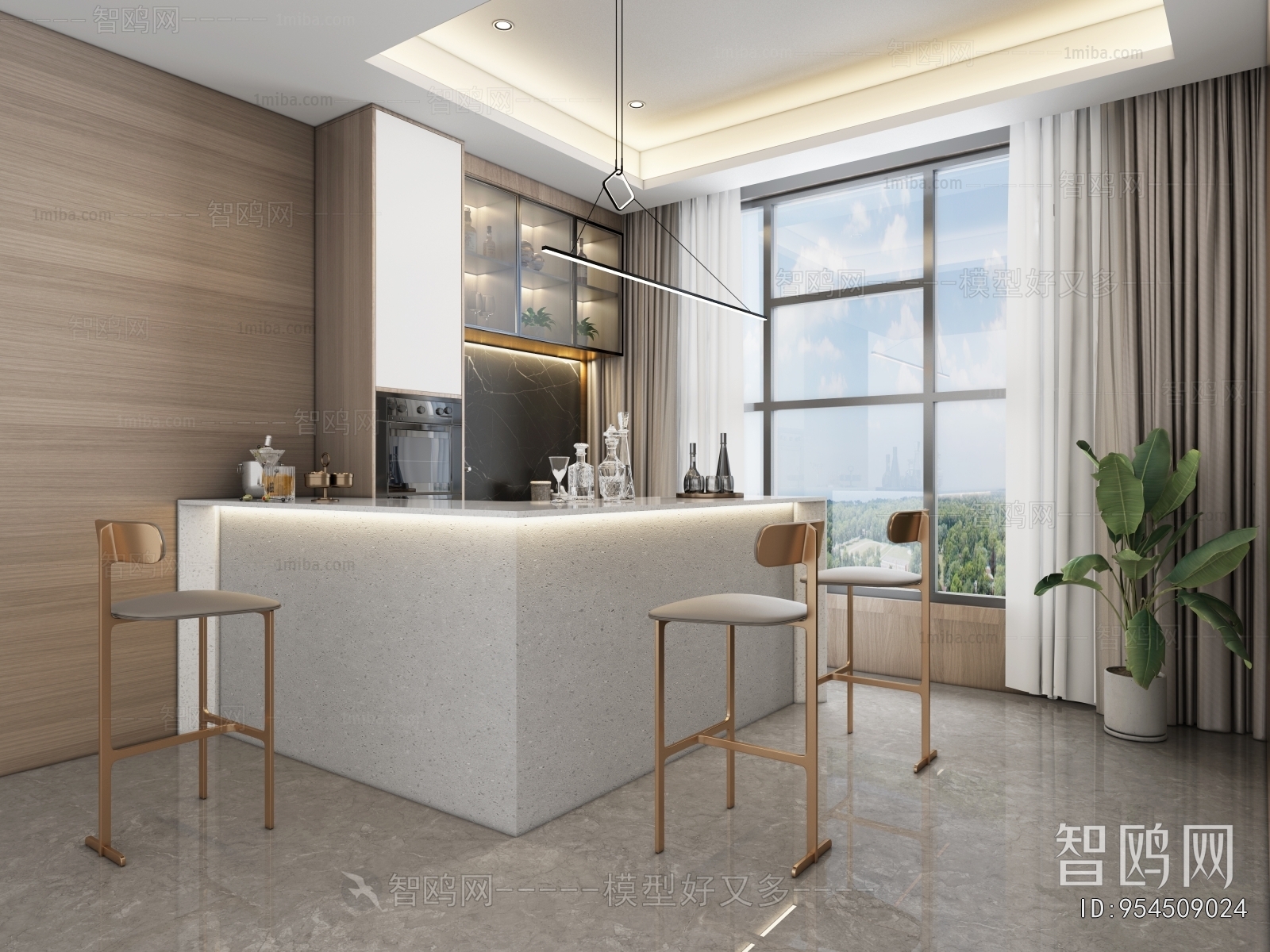 Modern Bar Area
