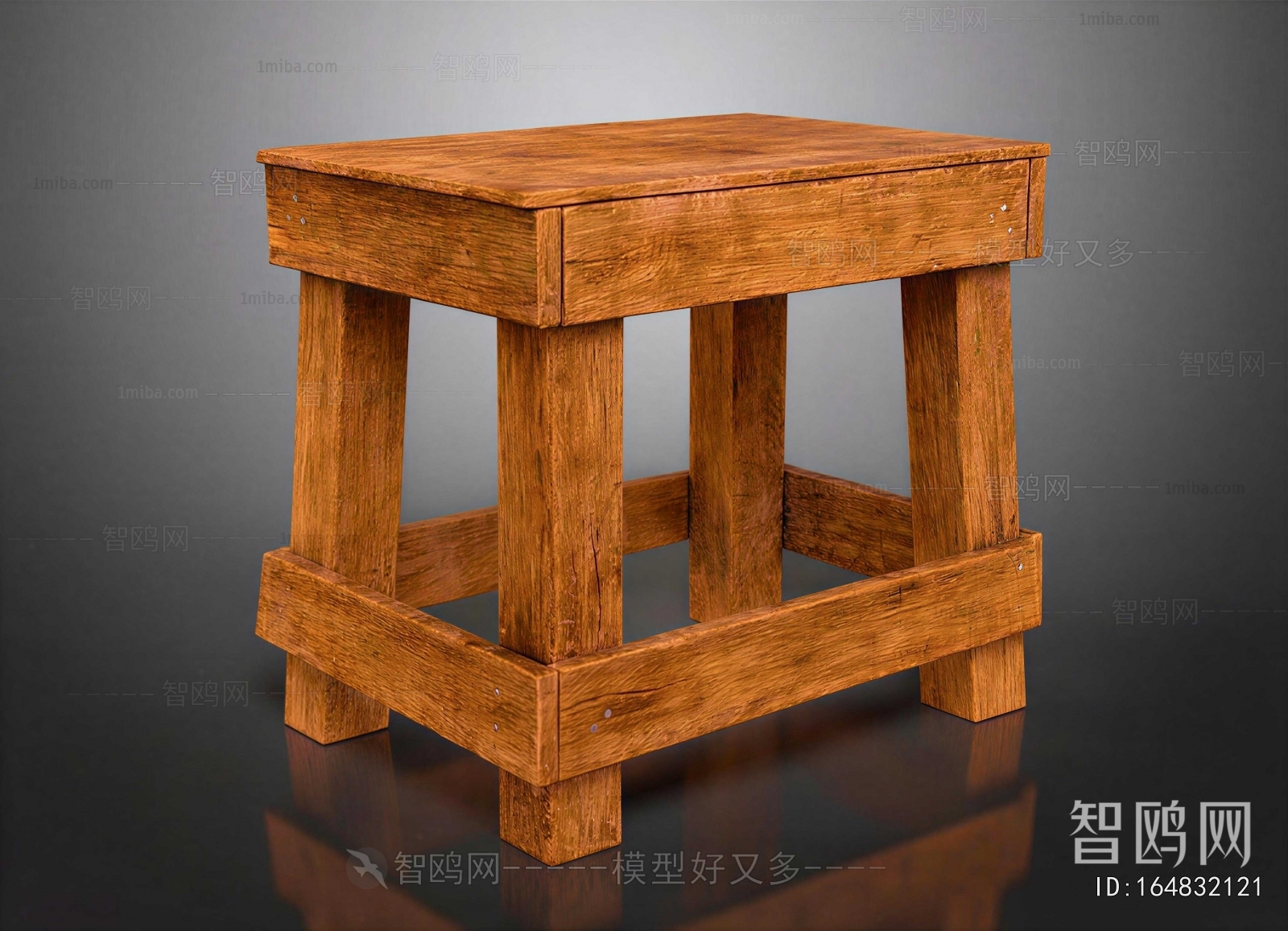 Wabi-sabi Style Stool