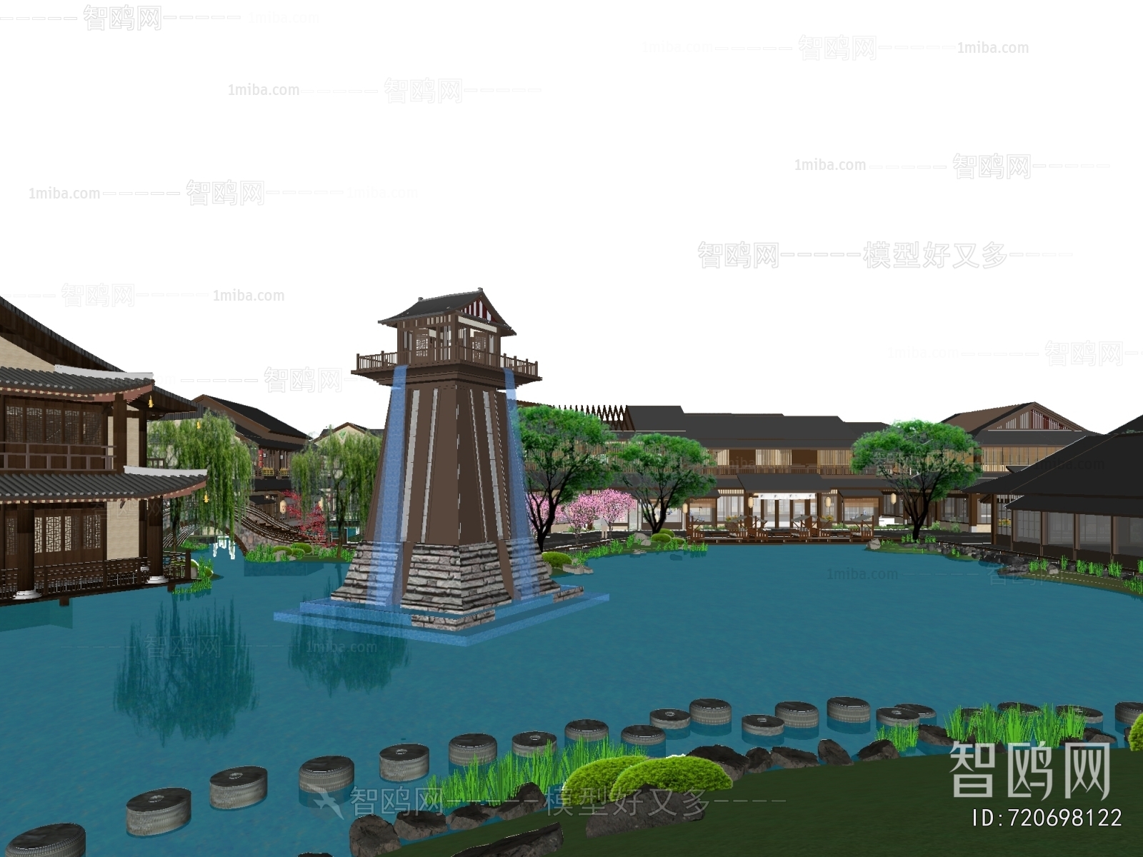 New Chinese Style Commercial Street