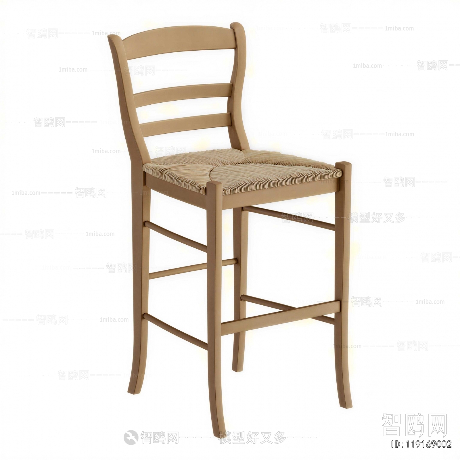Nordic Style Bar Chair