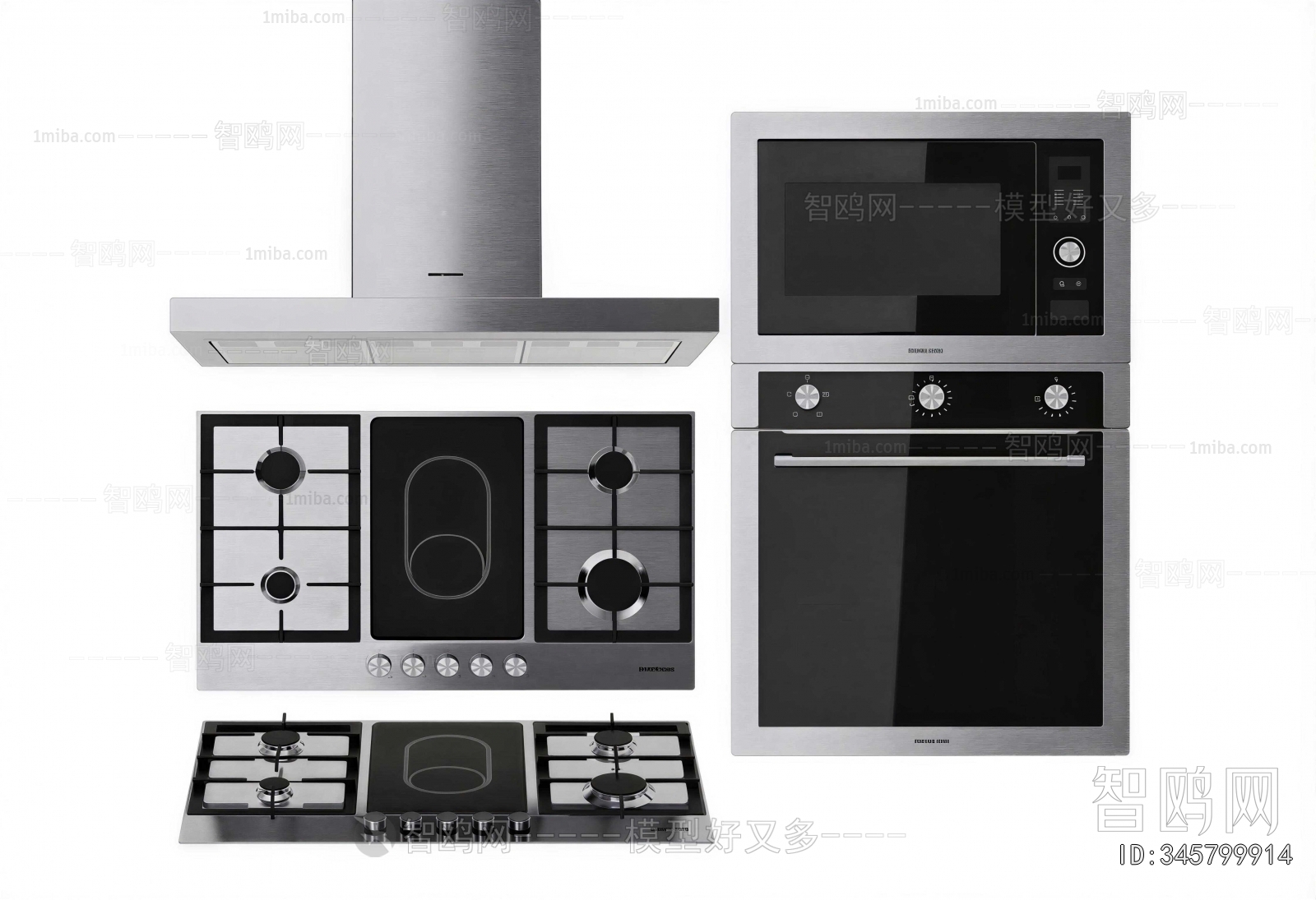 Modern Kitchen Electric Gas Range