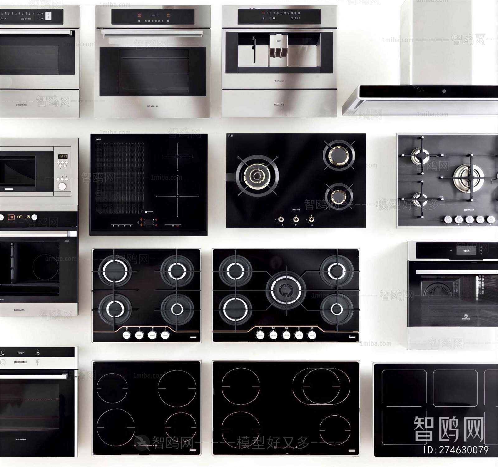 Modern Kitchen Electric Gas Range