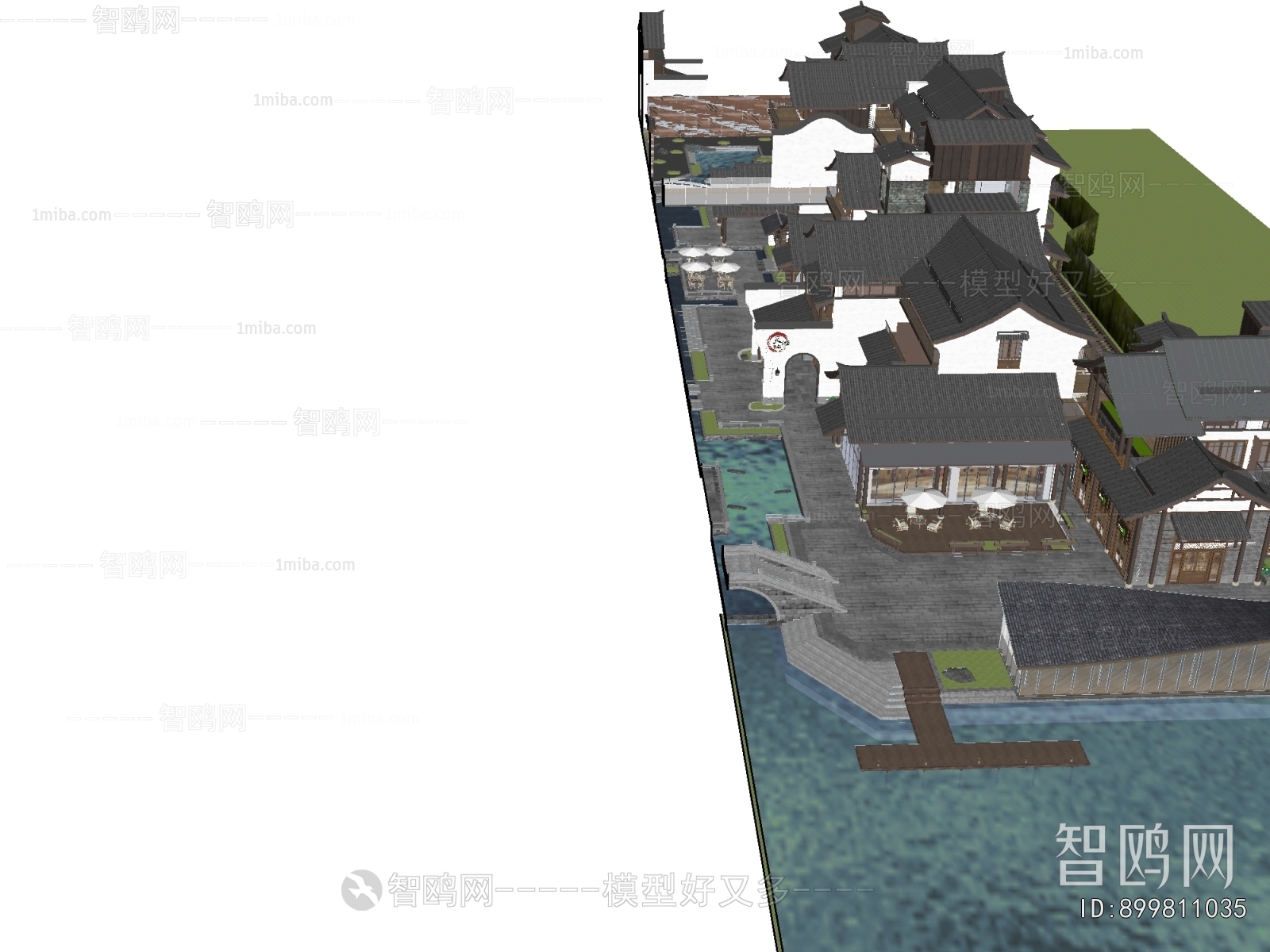 New Chinese Style Commercial Street