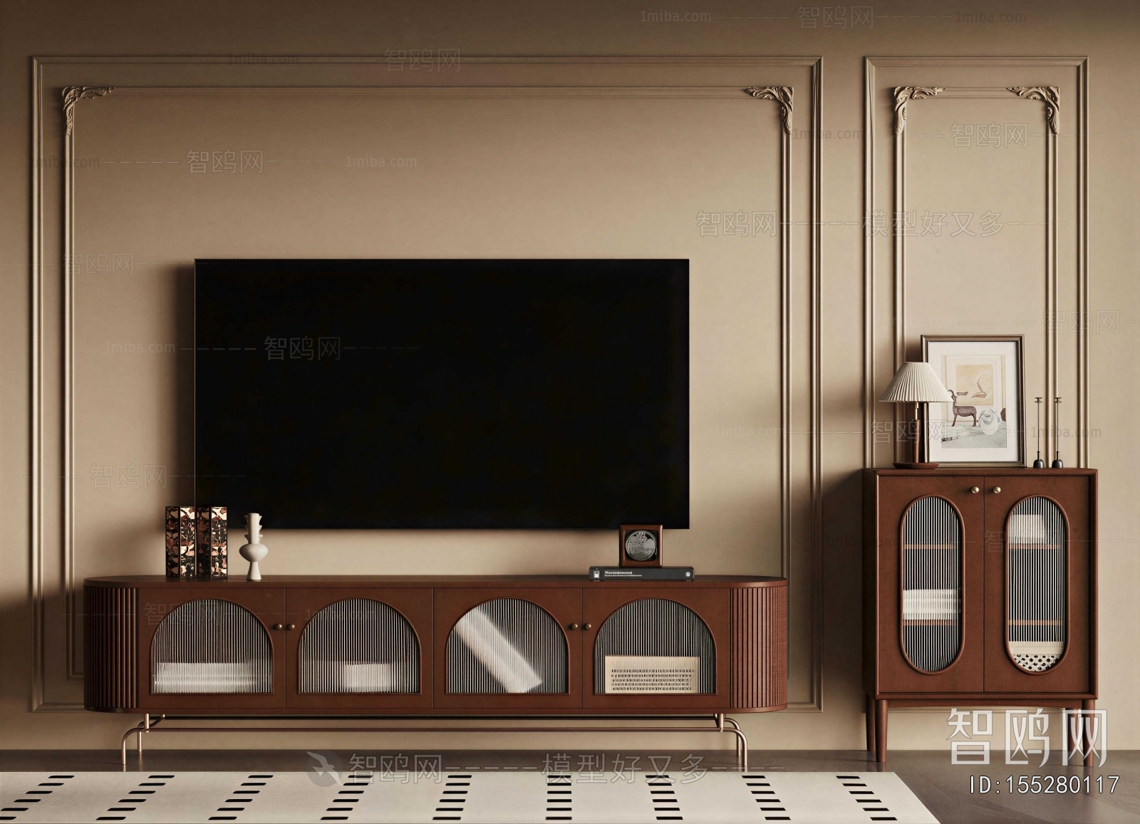French Style TV Cabinet