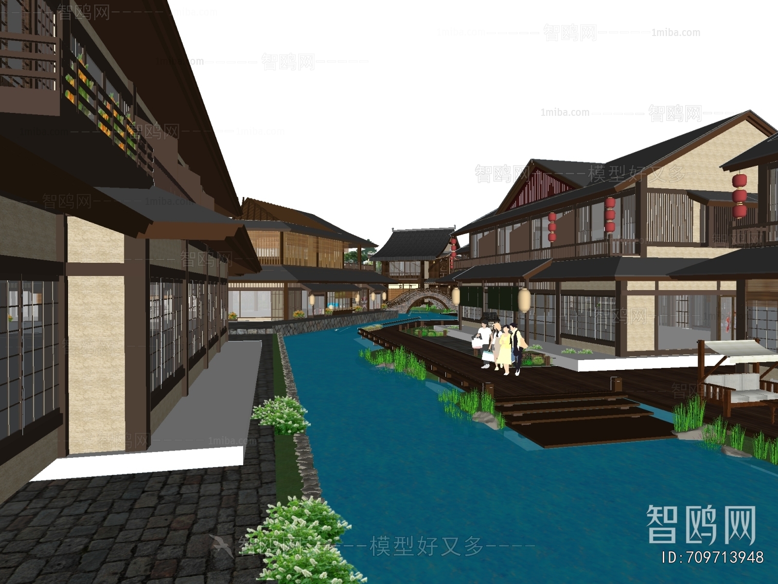 New Chinese Style Commercial Street