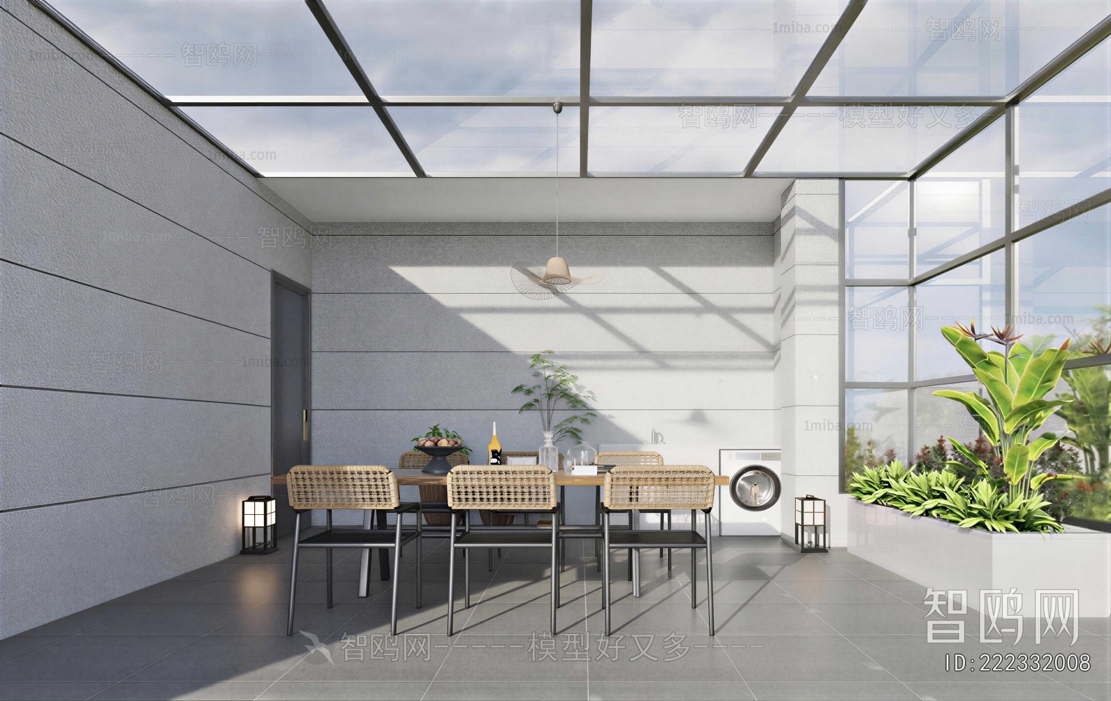 Modern Glass Sun Room