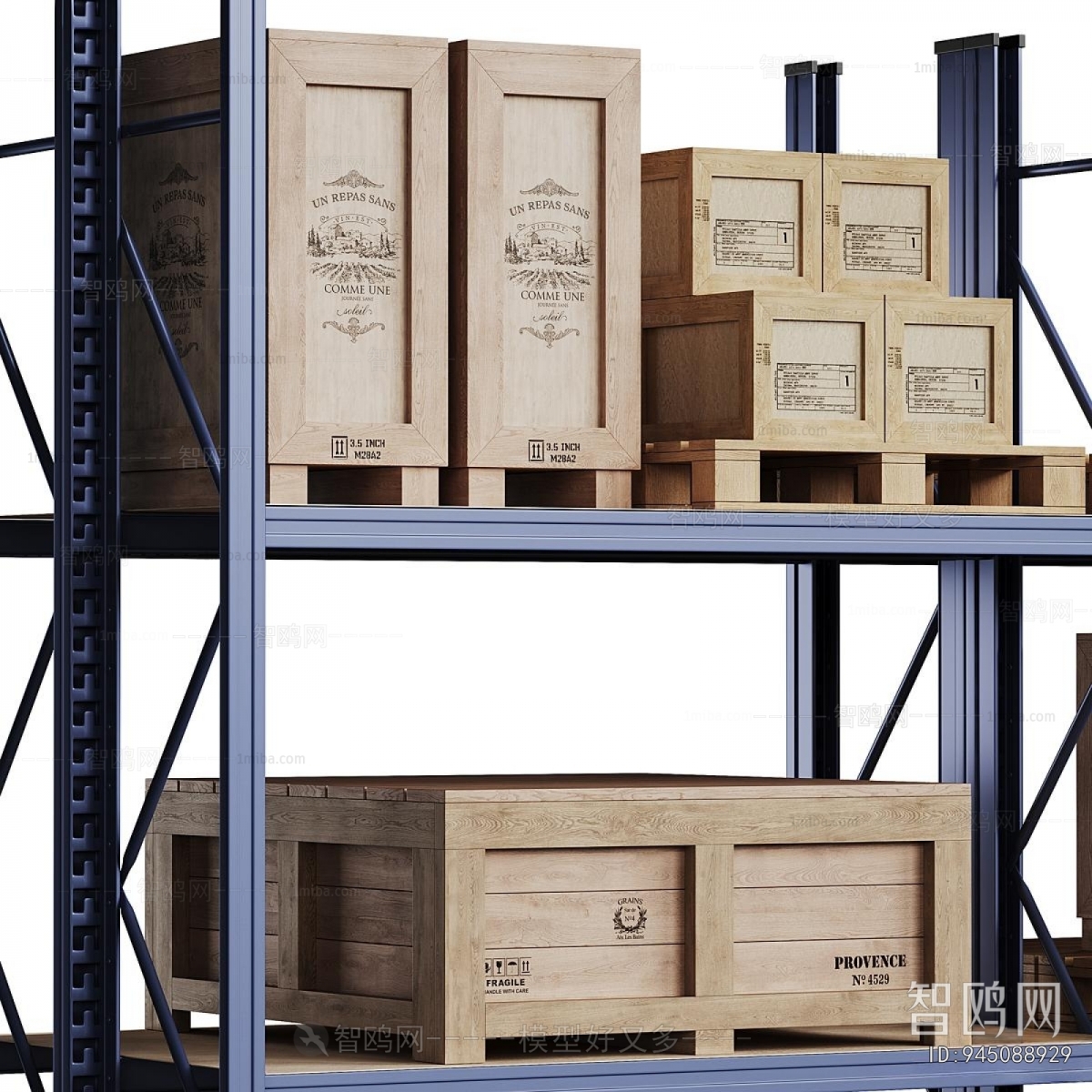 Modern Supermarket Shelf
