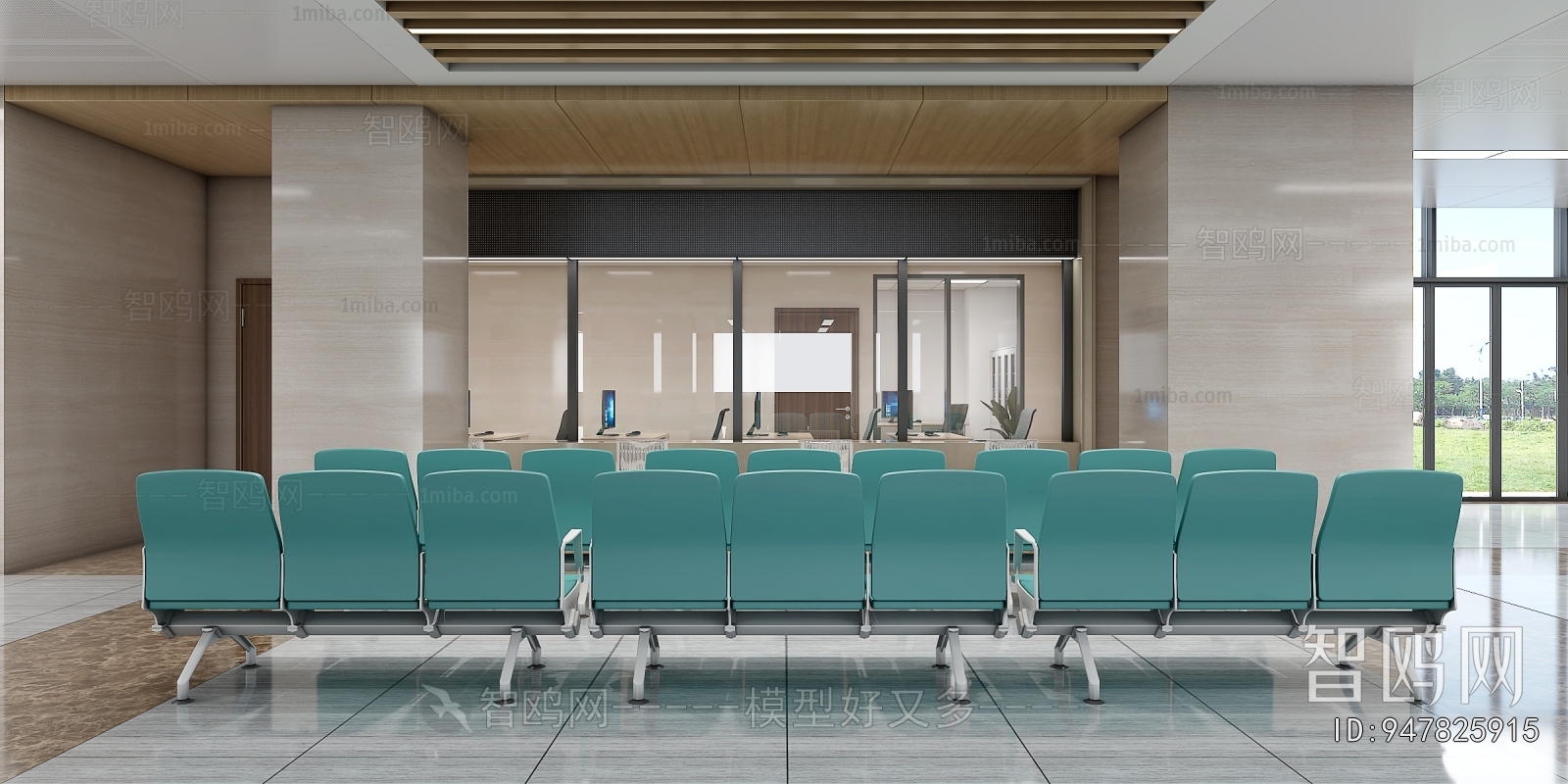 Modern Hospital Hall