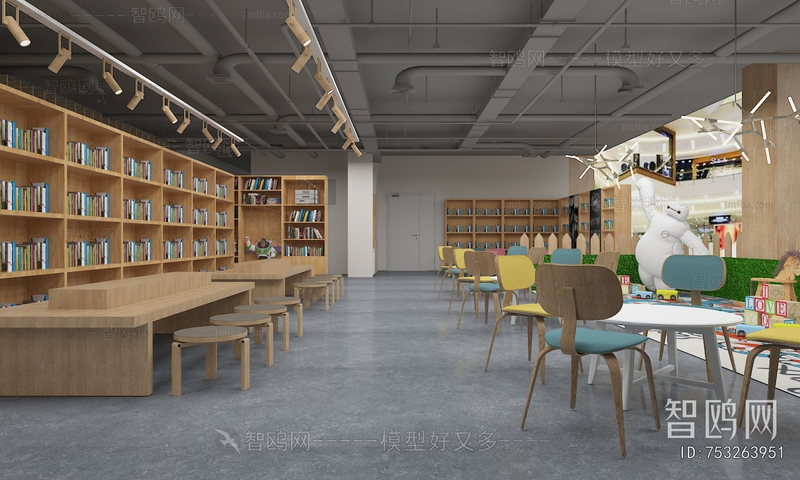 Modern Bookstore Book Bar