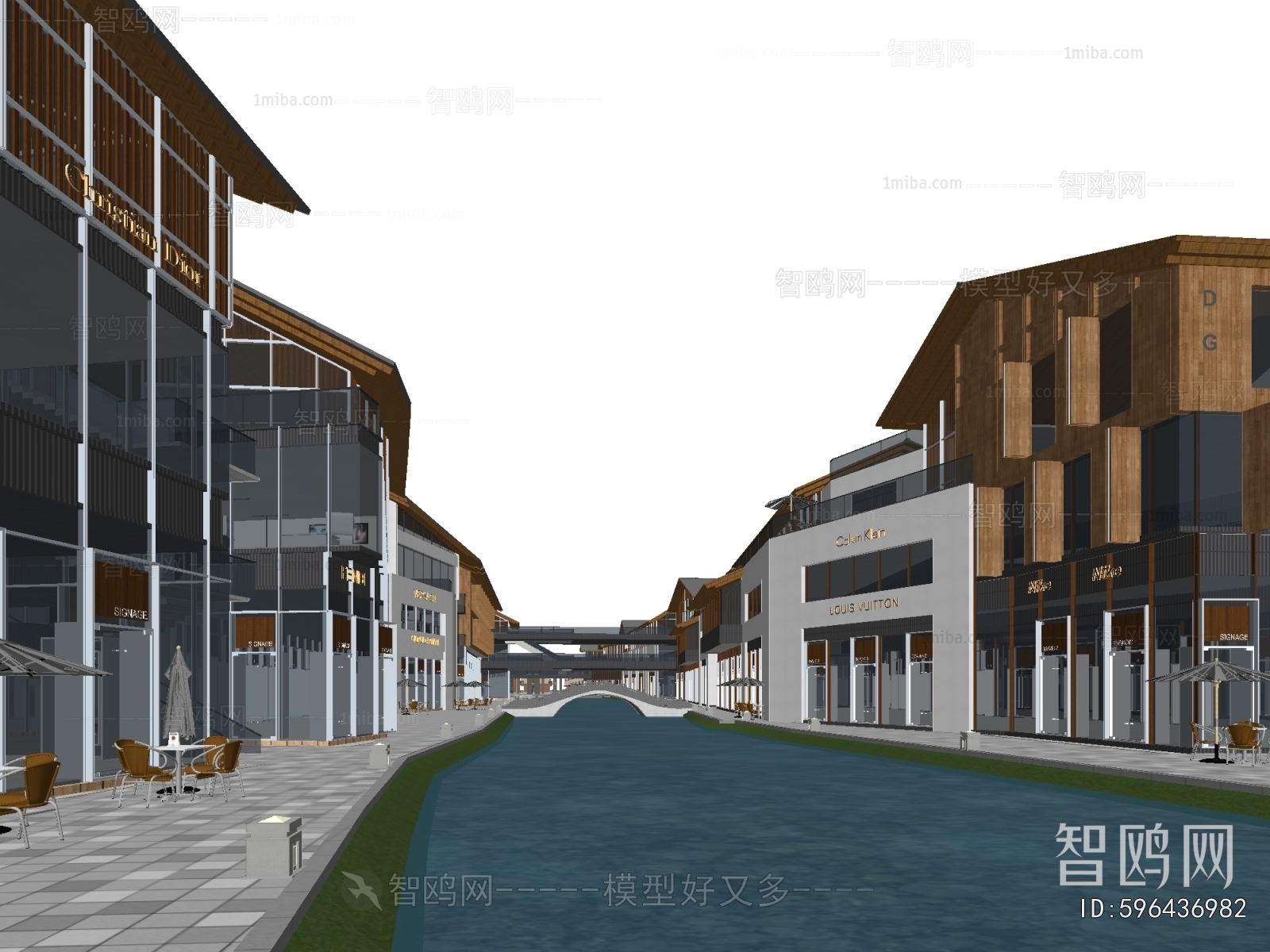 New Chinese Style Commercial Street