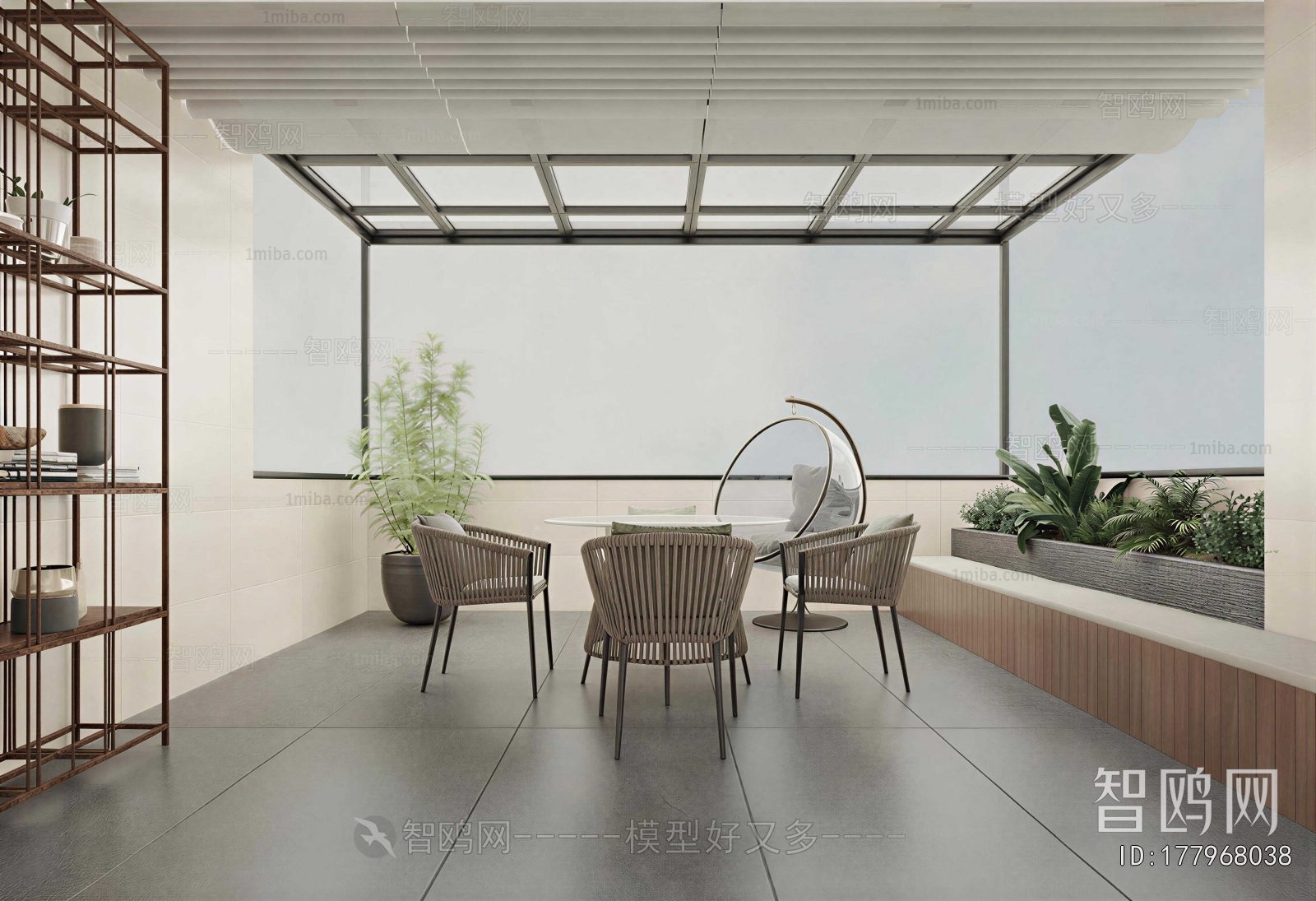Modern Glass Sun Room